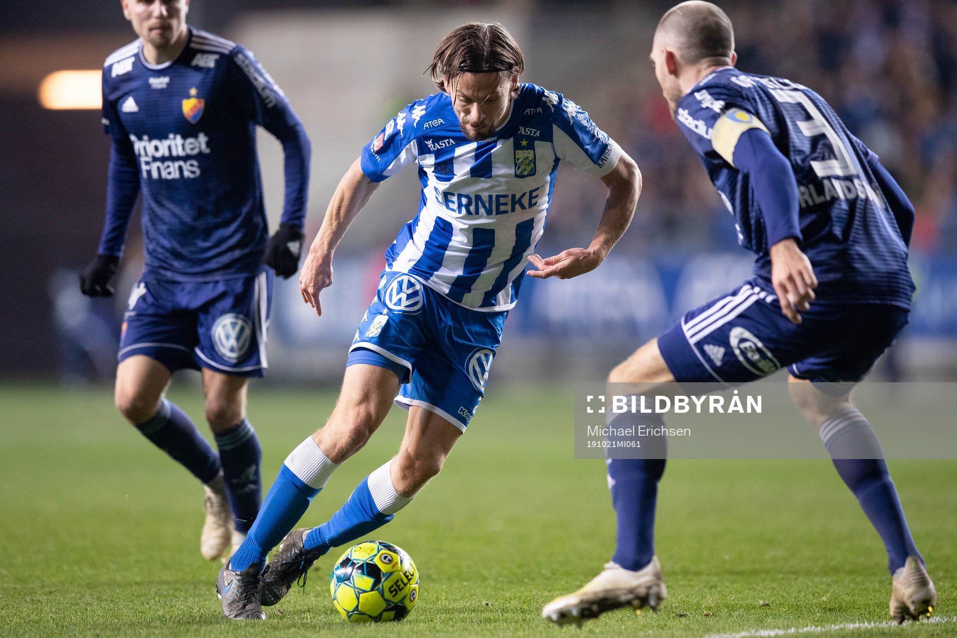 IFK Göteborgs Lasse Vibe mot Djurgårdens Marcus Danielson