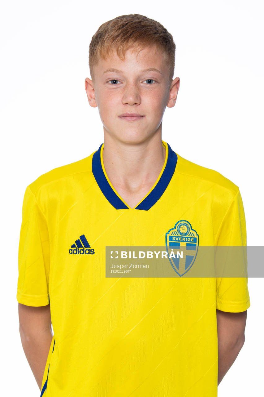 Hugo Larsson i P15-landslaget