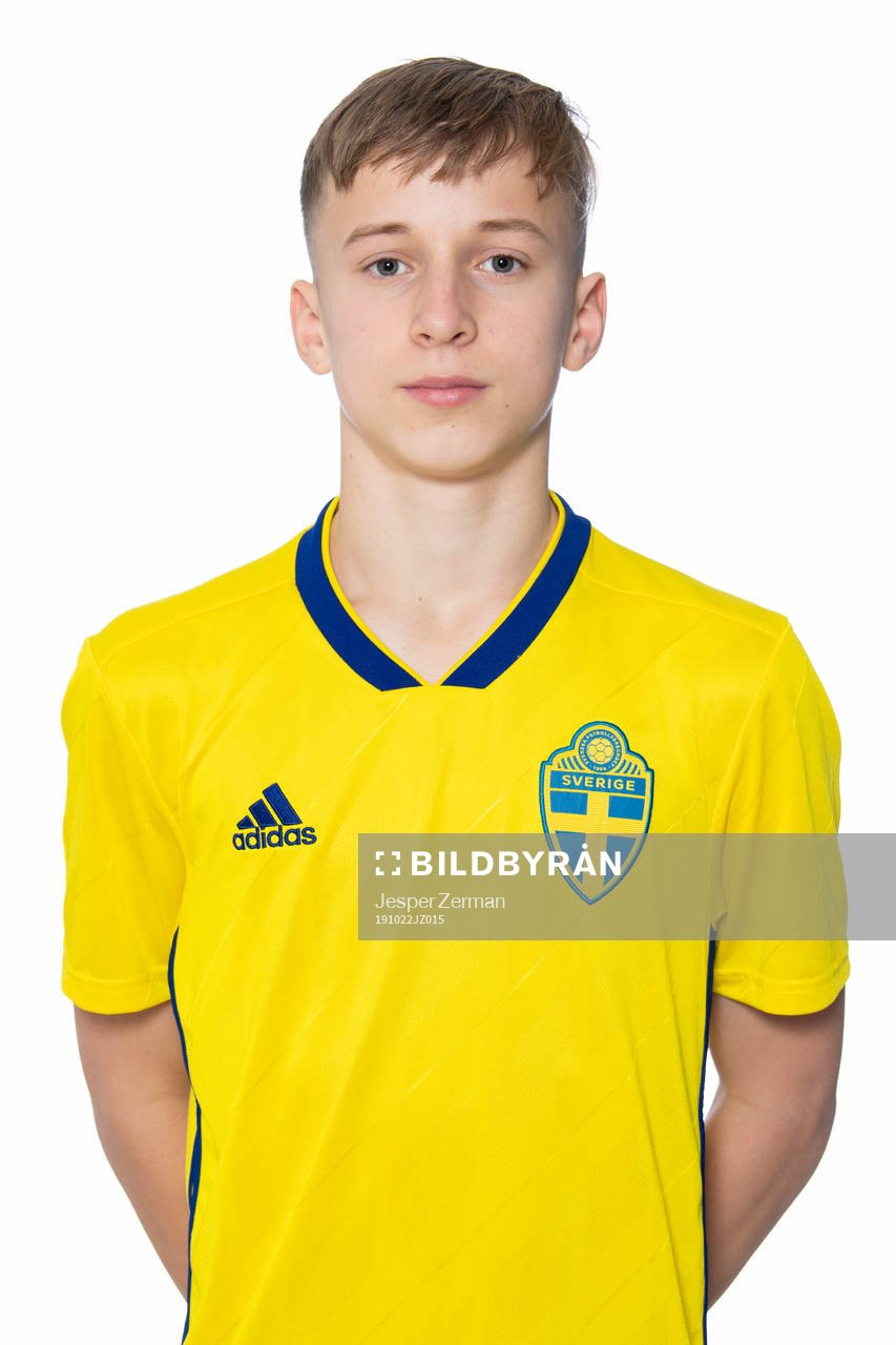 Lukas Kjellnäs i P15-landslaget