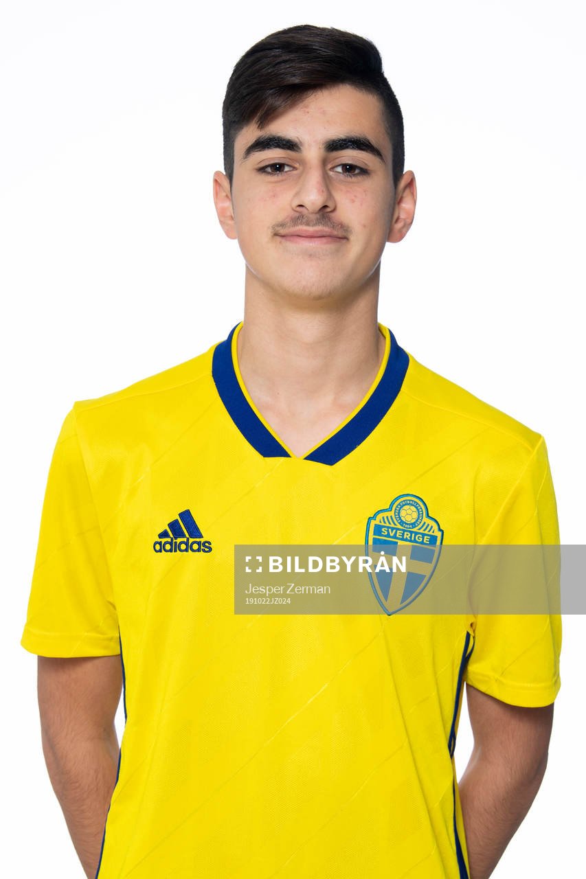 Alexander Abrahamsson i P15-landslaget
