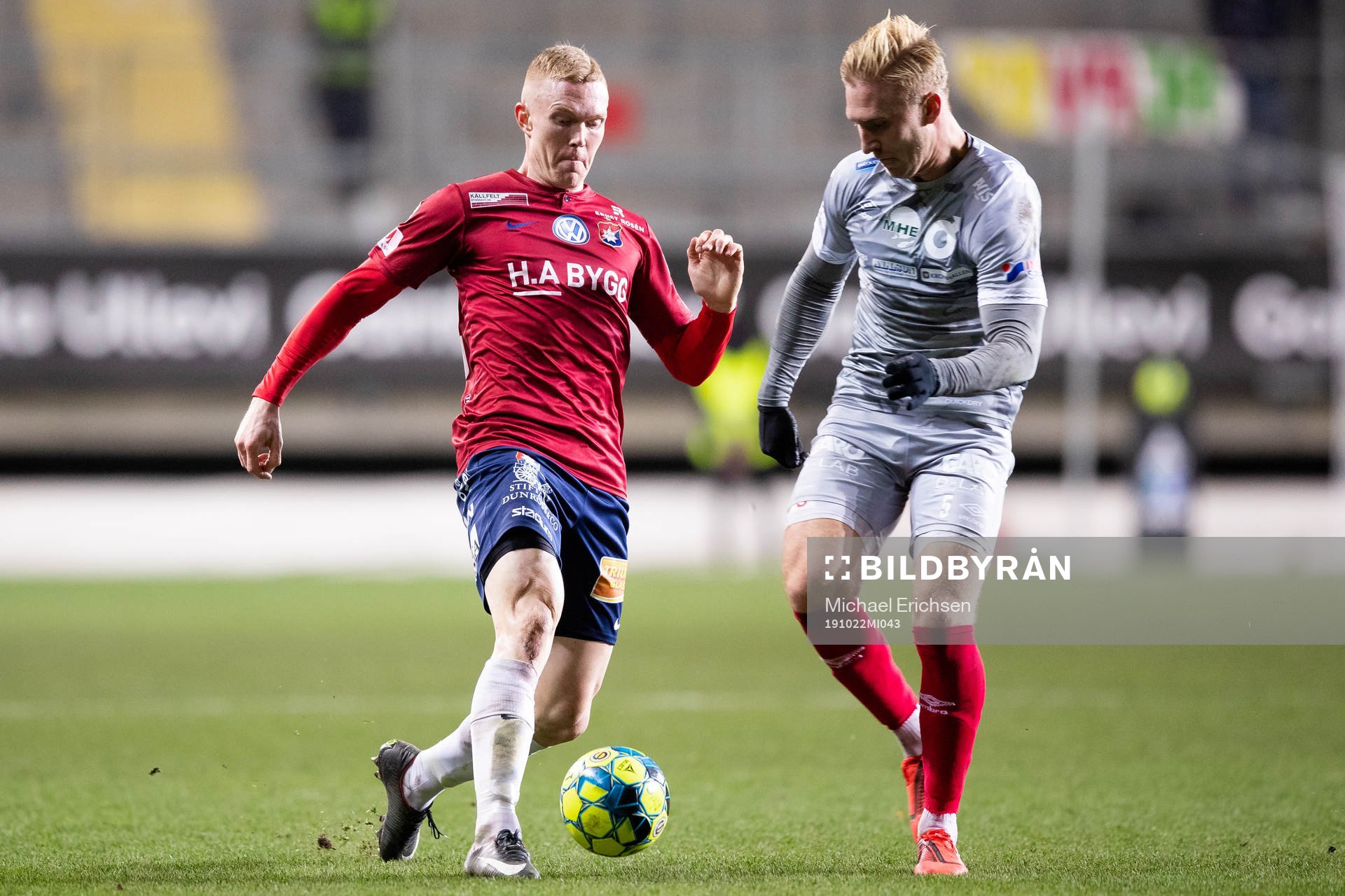 Örgrytes David Engström och Degerfors Oliver Ekroth