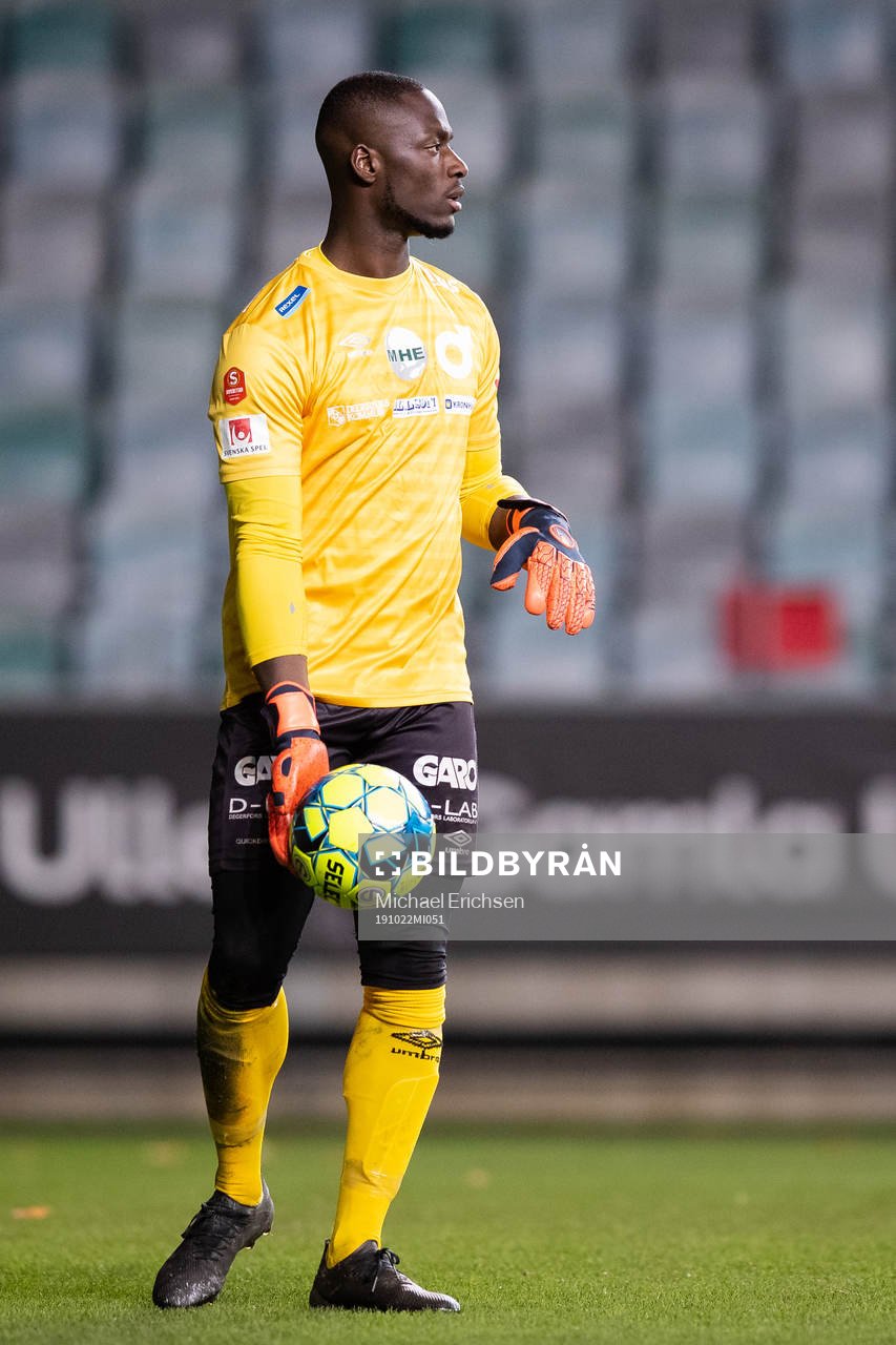 Degerfors målvakt Ismael Diawara