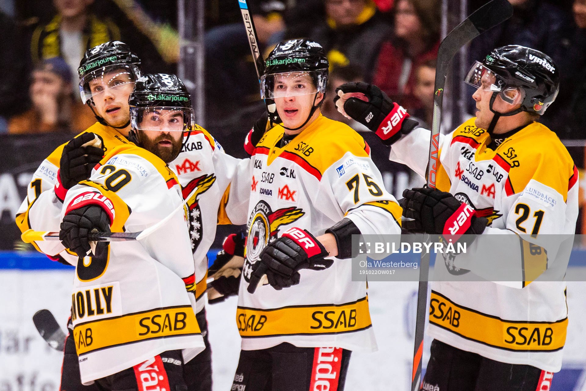 Luleås Petter Emanuelsson, Jack Connolly, Arttu Ilomäki