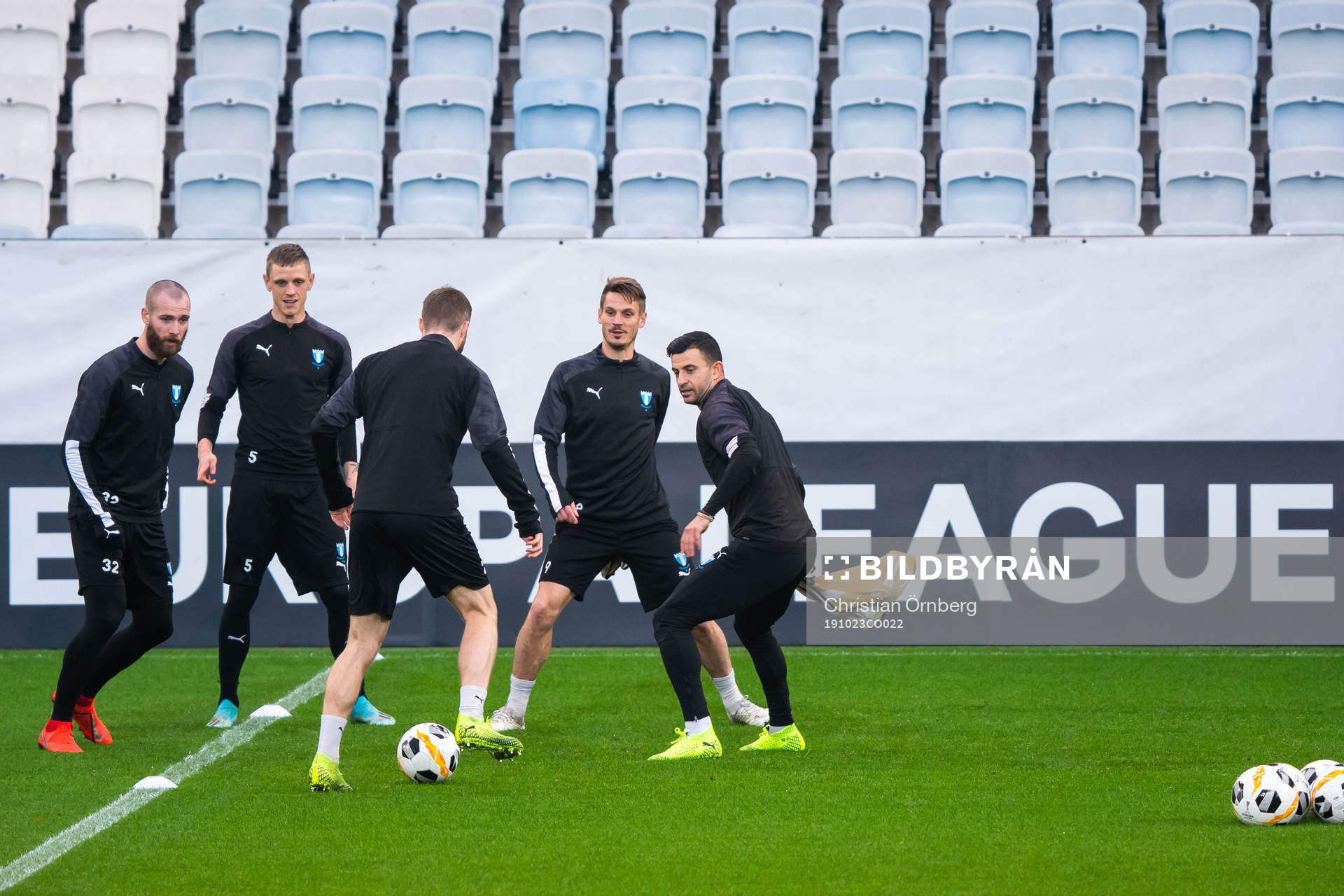 Jo Inge Berget, Sören Rieks, Markus Rosenberg and Behrang