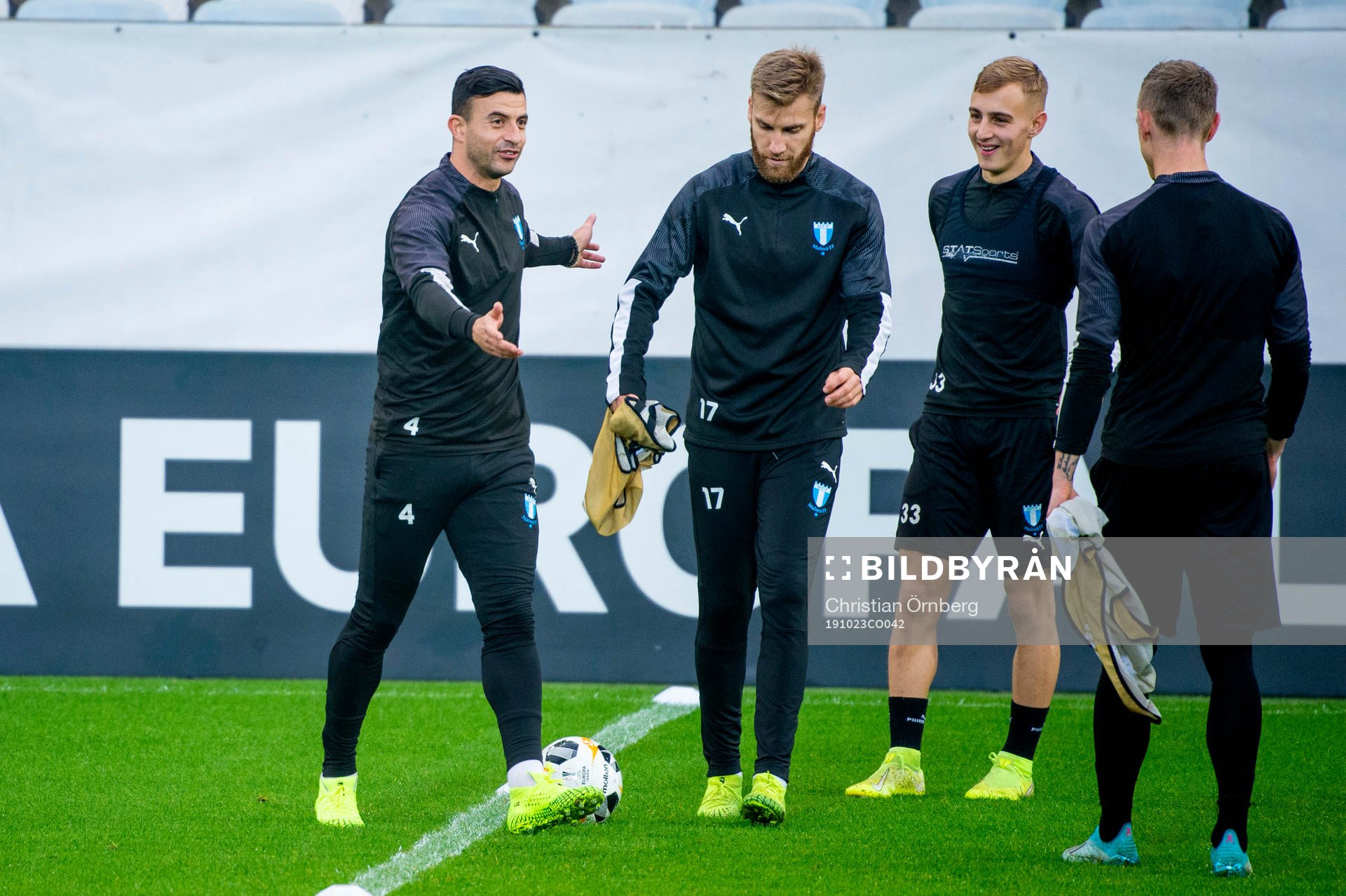 Behrang Safari, Rasmus Bengtsson, Amel Mujanic and Sören