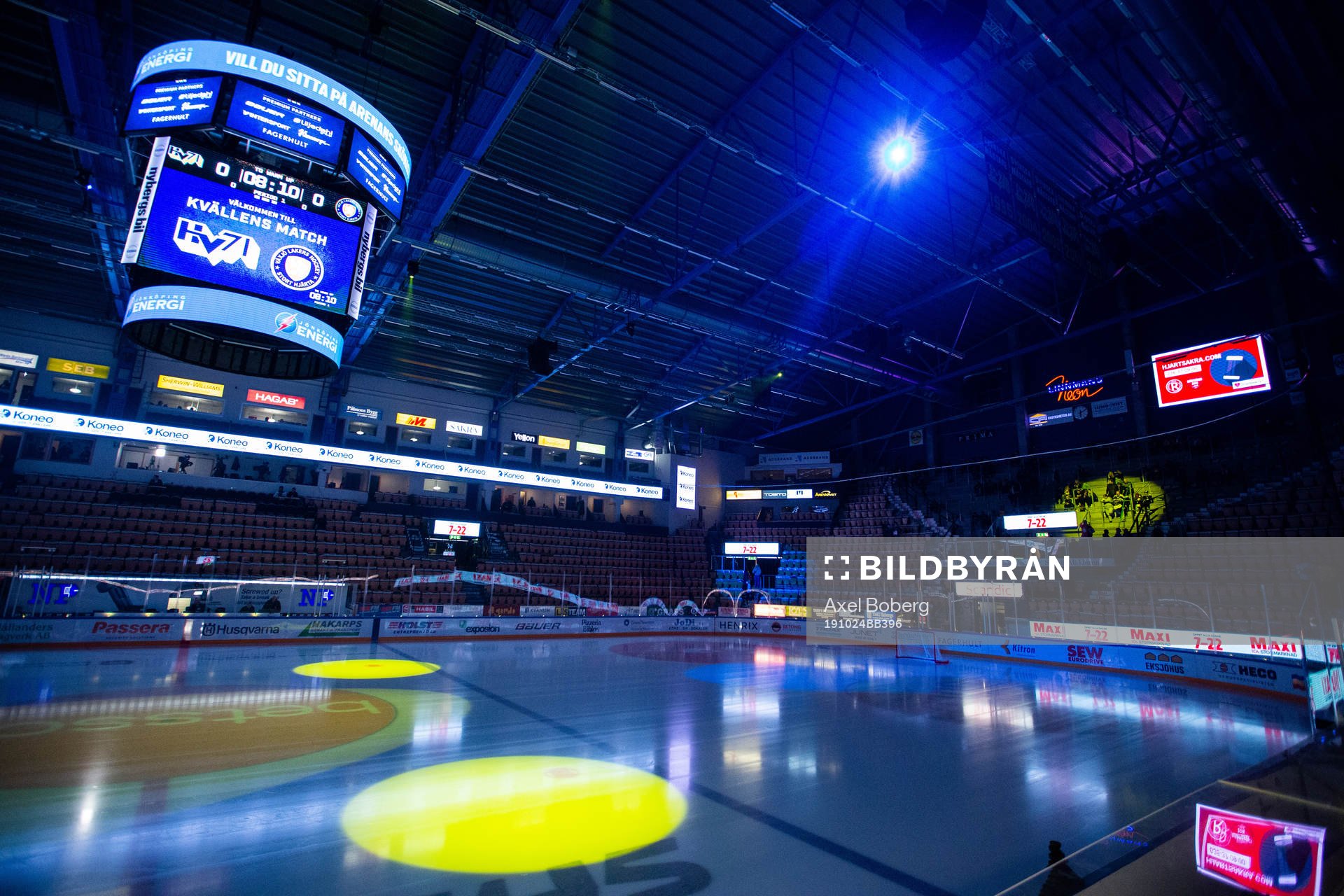 Interiör av Kinnarps Arena