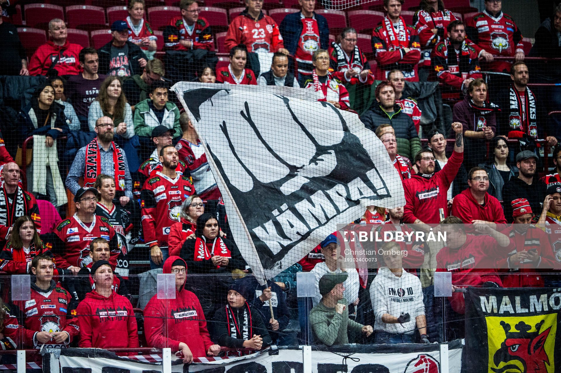 Malmö Redhawks supporters