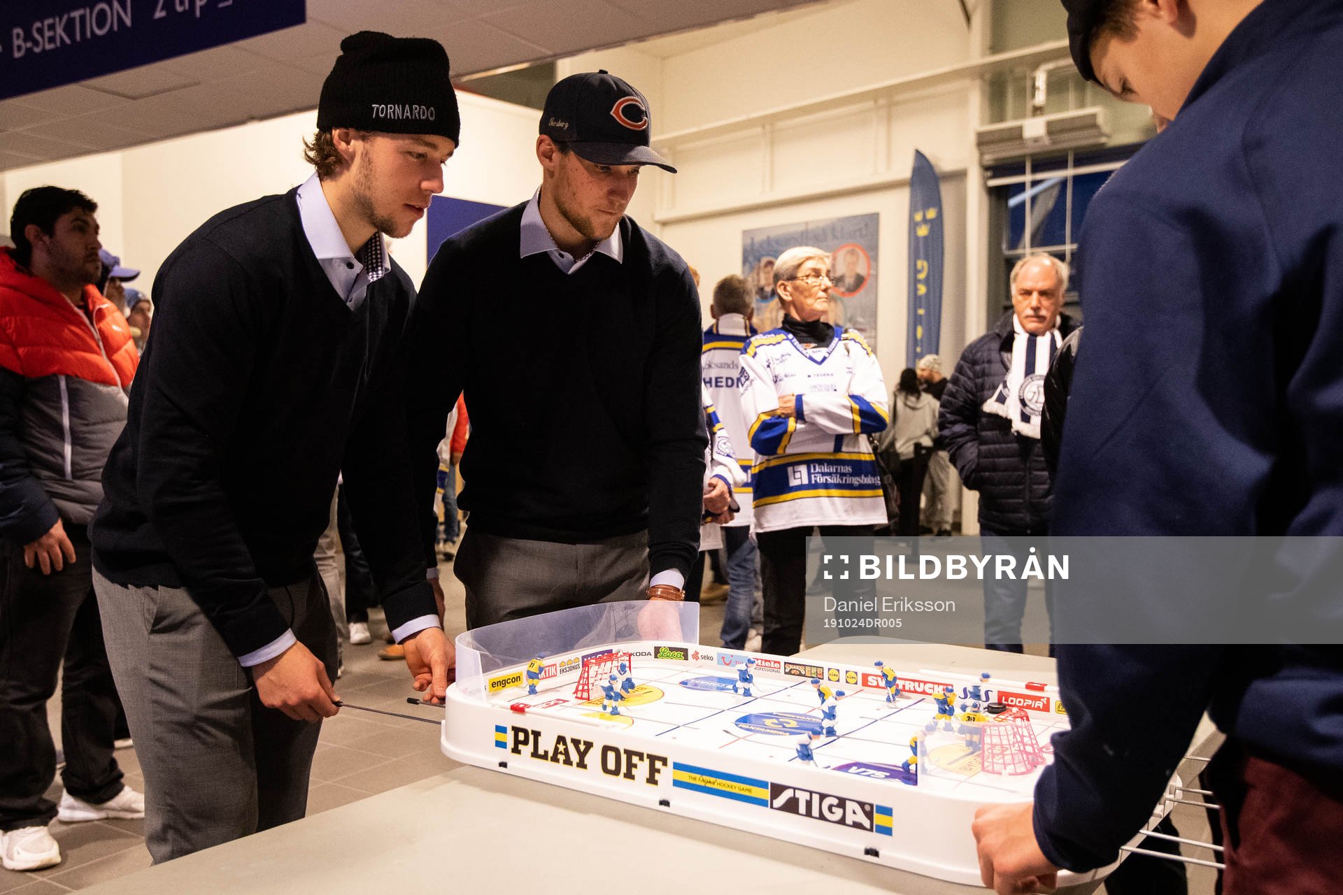 Leksands August Berg och Fredrik Forsberg spelar