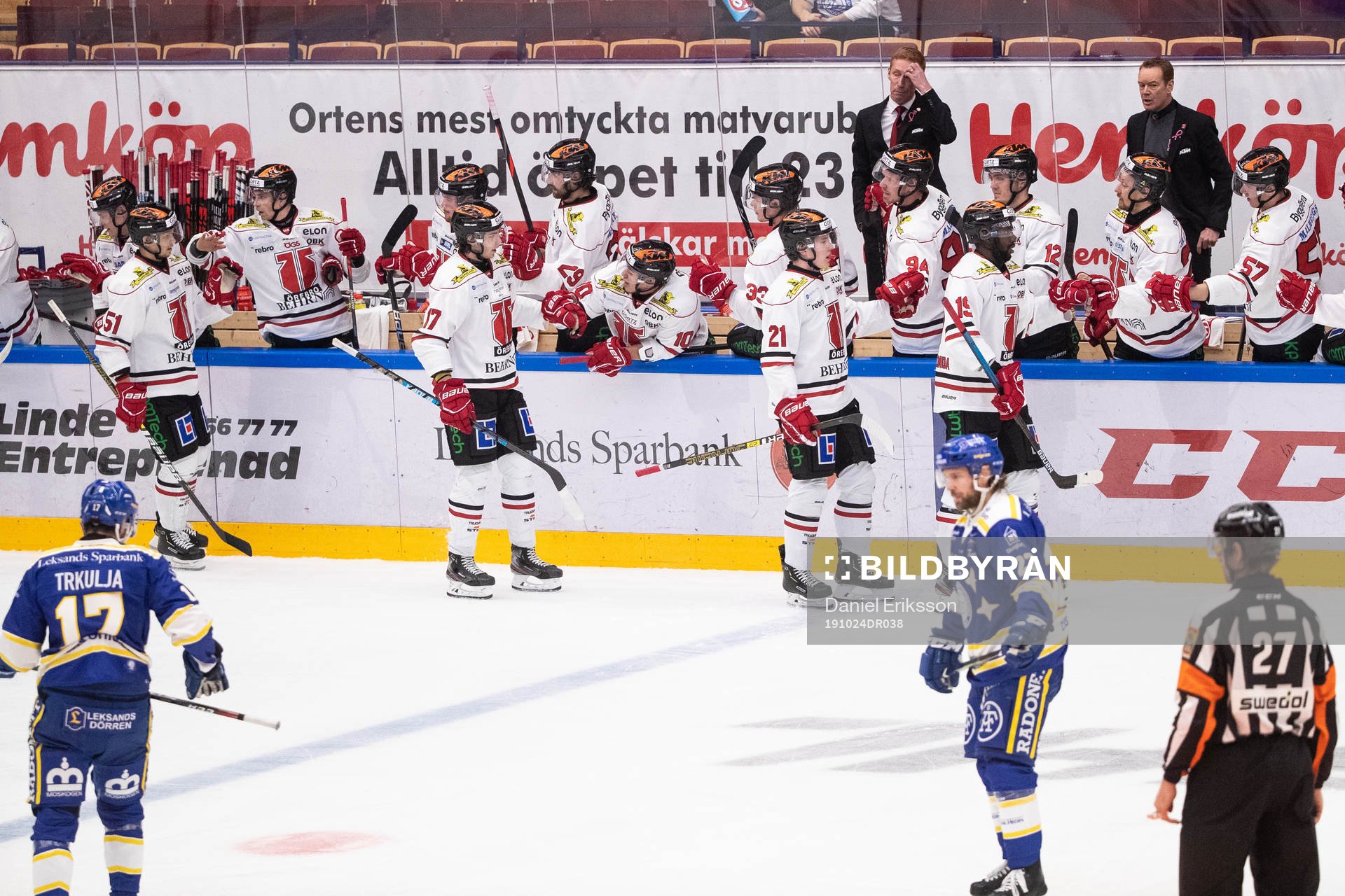 Örebros Daniel Muzito Bagenda jublar