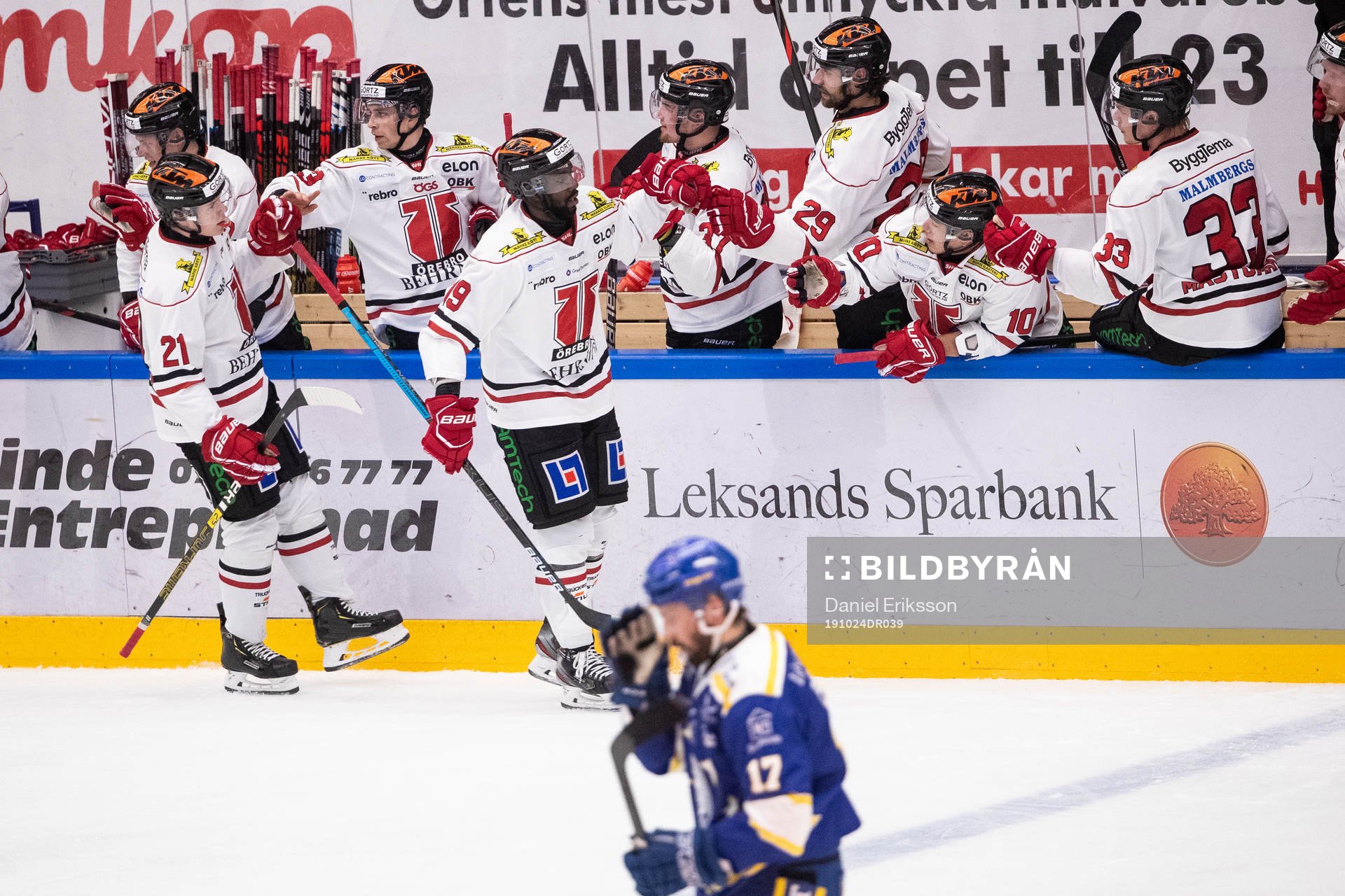 Örebros Daniel Muzito Bagenda jublar