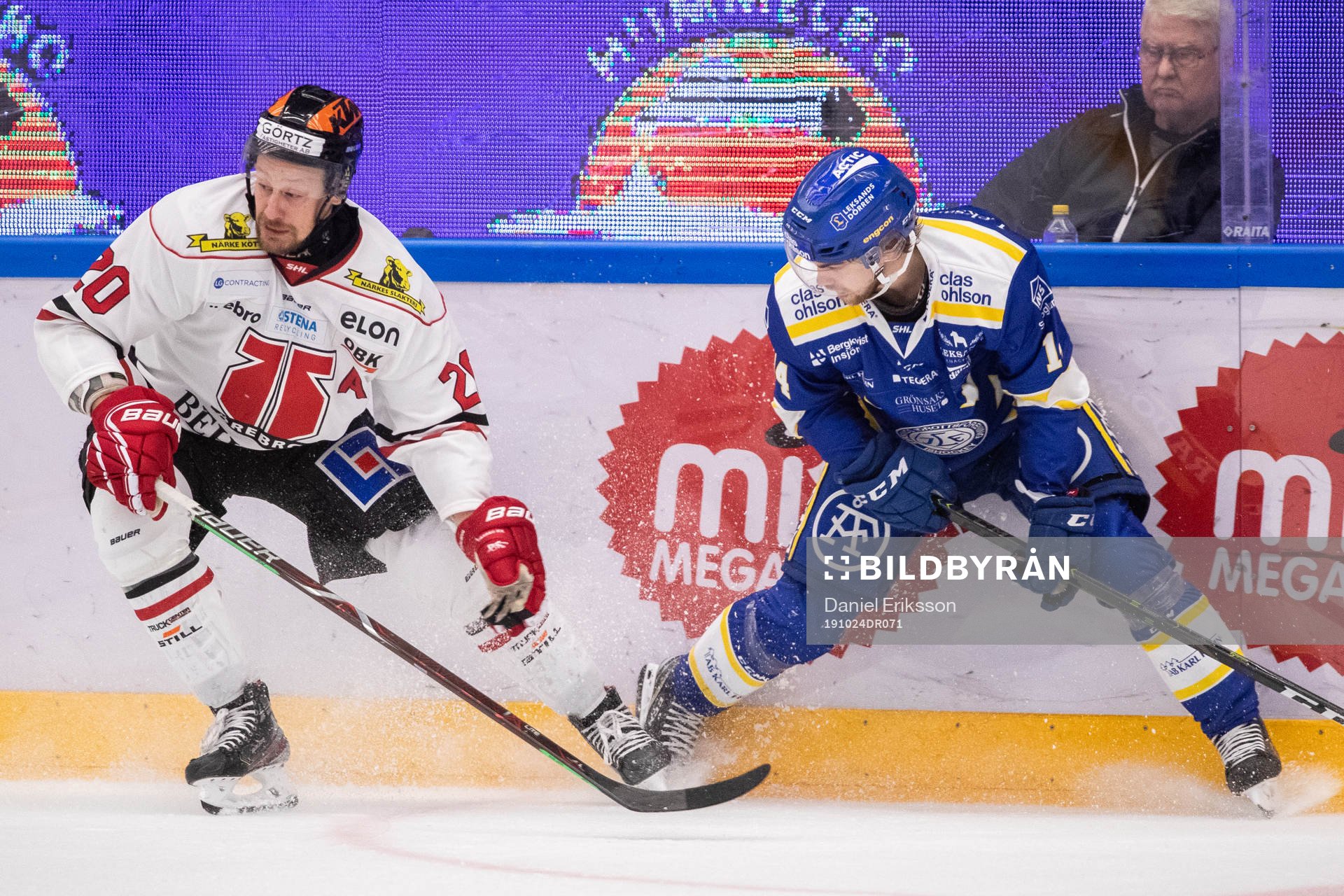 Örebros Marcus Weinstock och Leksands Oskar Lang