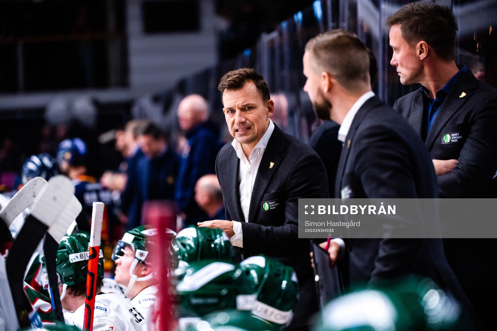 Frölundas assisterande tränare Kristoffer Näslund ,