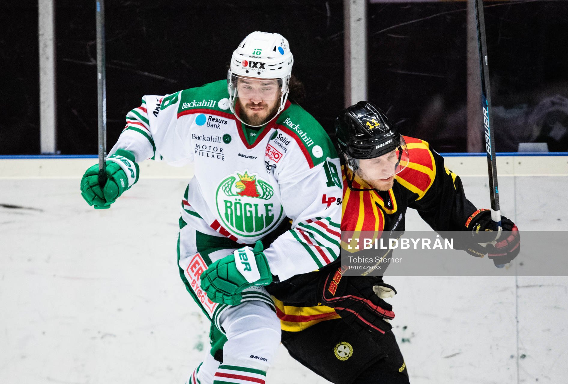 Rögles Dennis Everberg och Brynäs Josef Ingman