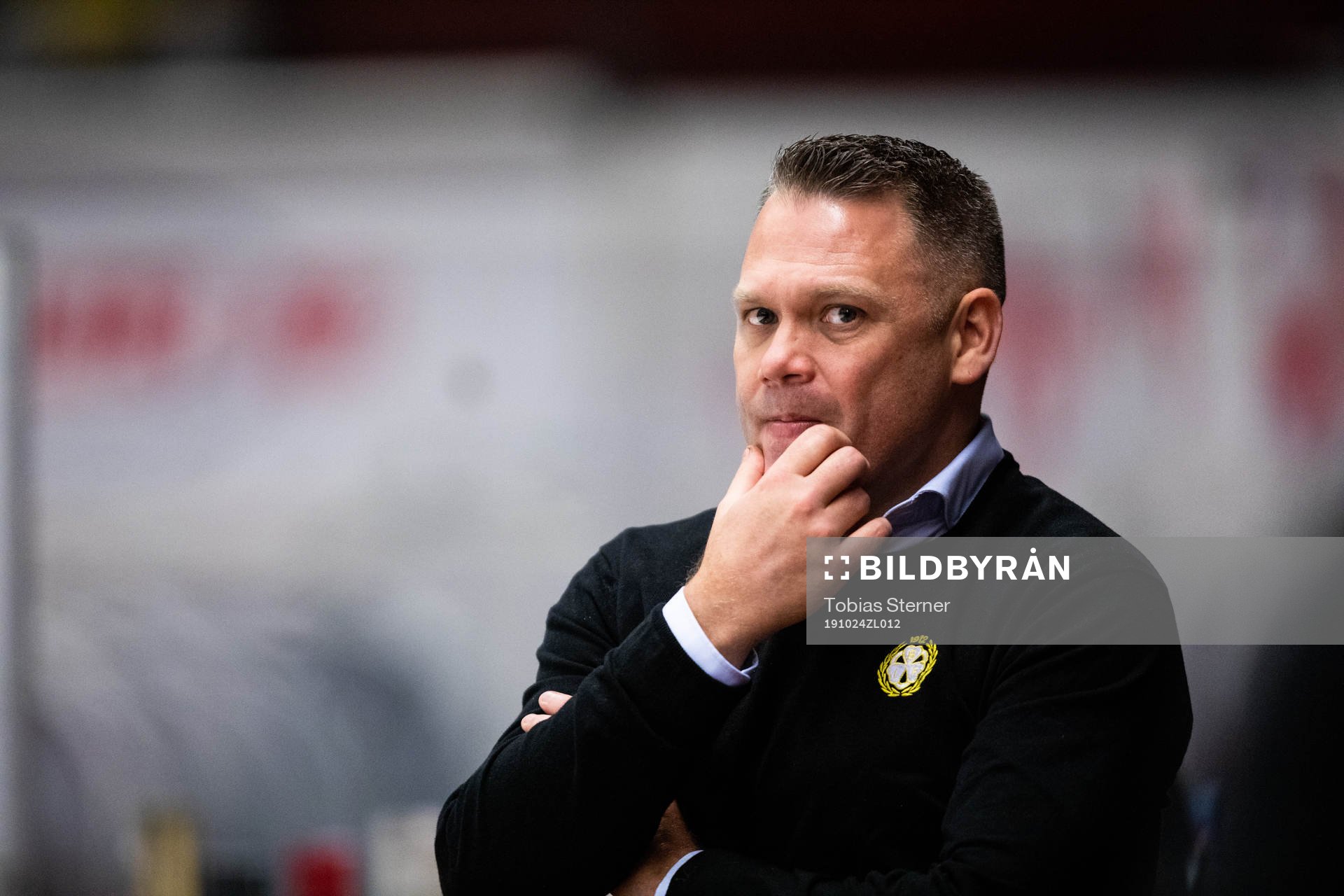 Brynäs assisterande tränare Mikael Holmqvist