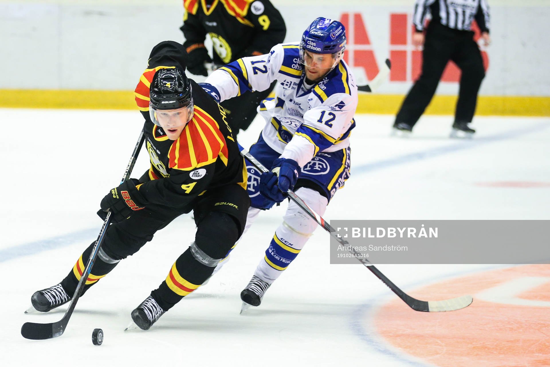 Brynäs Niclas Lundgren och Leksands Fredrik Forsberg