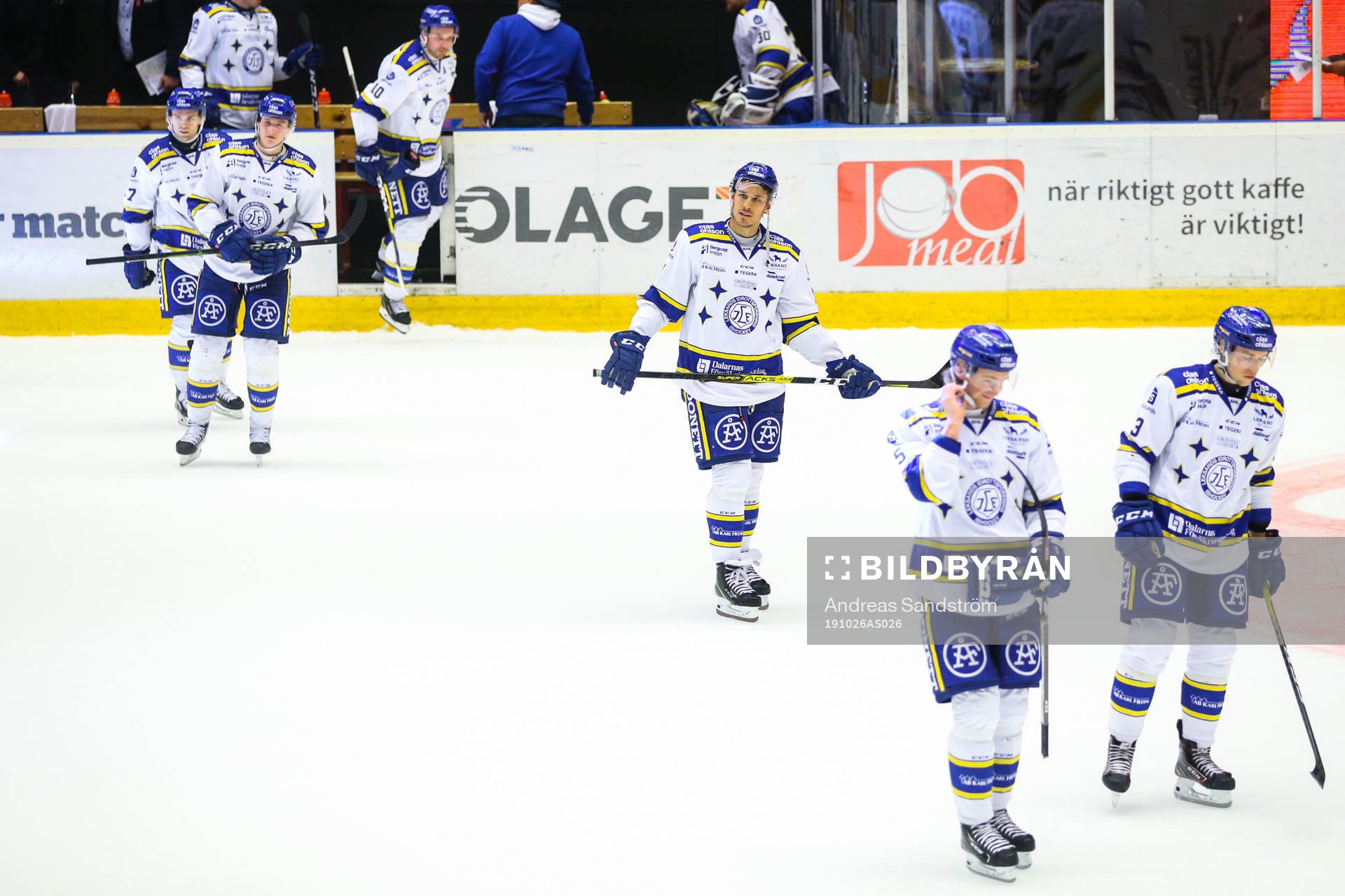 Leksands spelare deppar