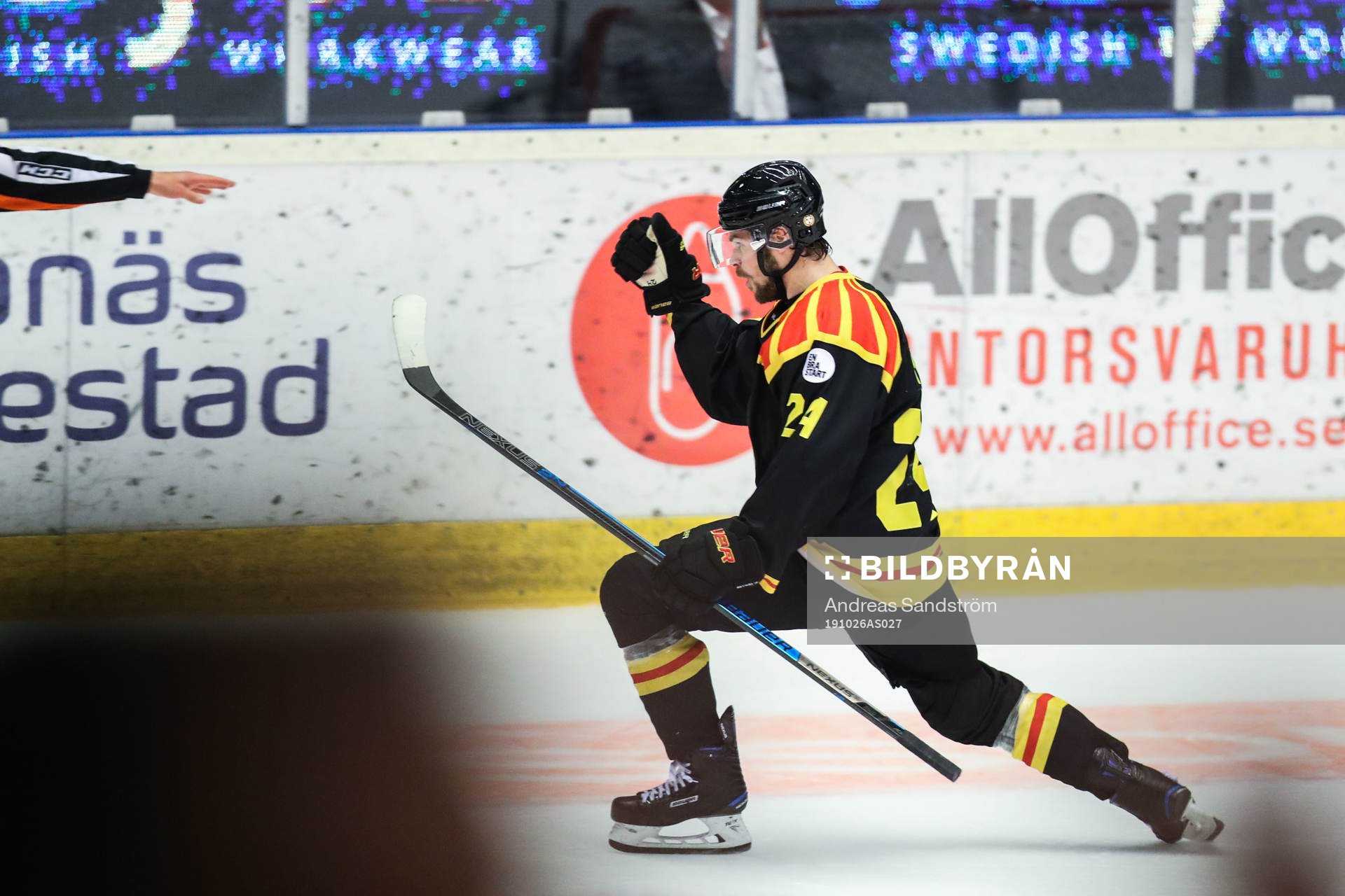 Brynäs Emil Molin jublar