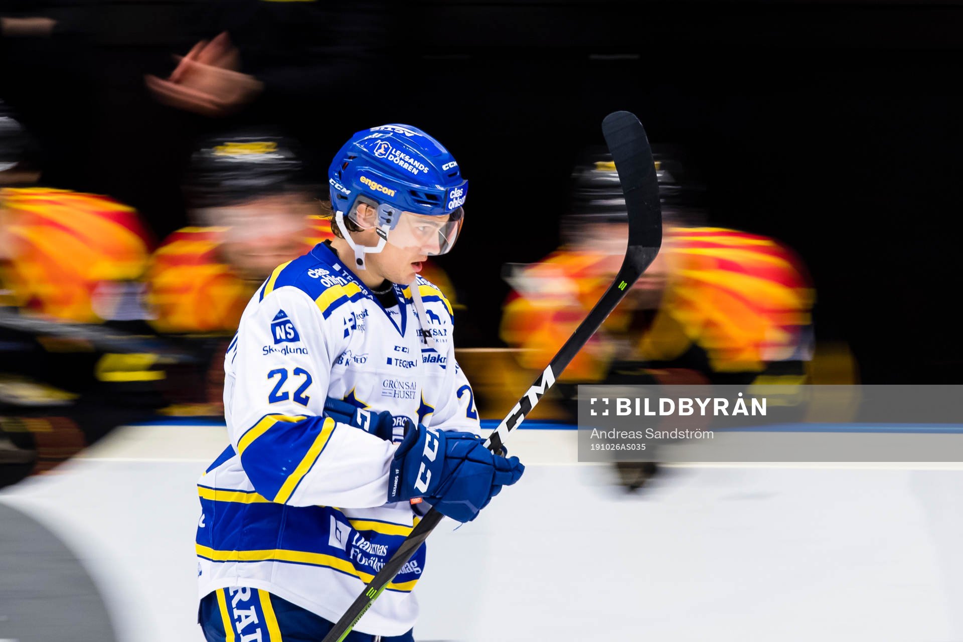 Leksands Sebastian Wännström deppar