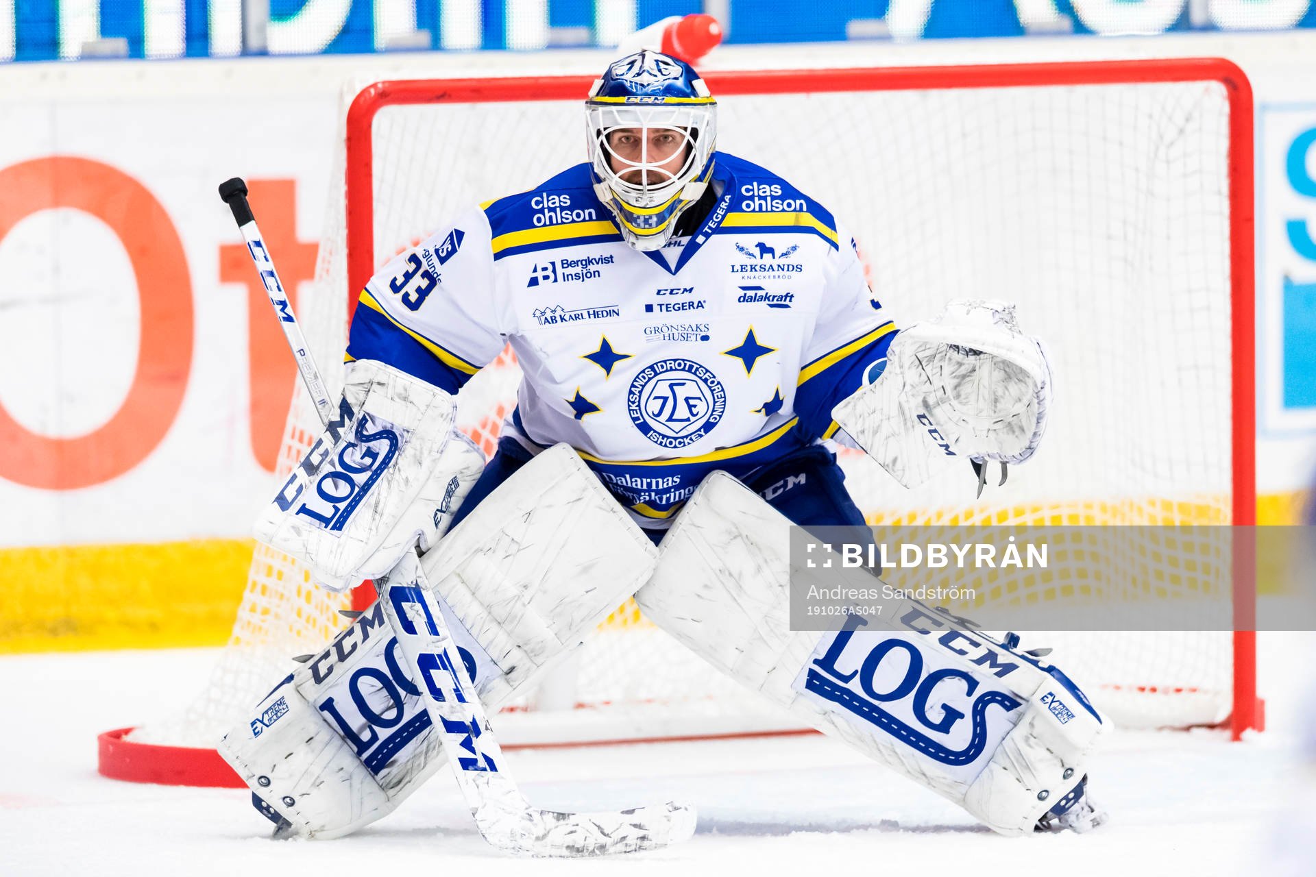 Leksands målvakt Axel Brage