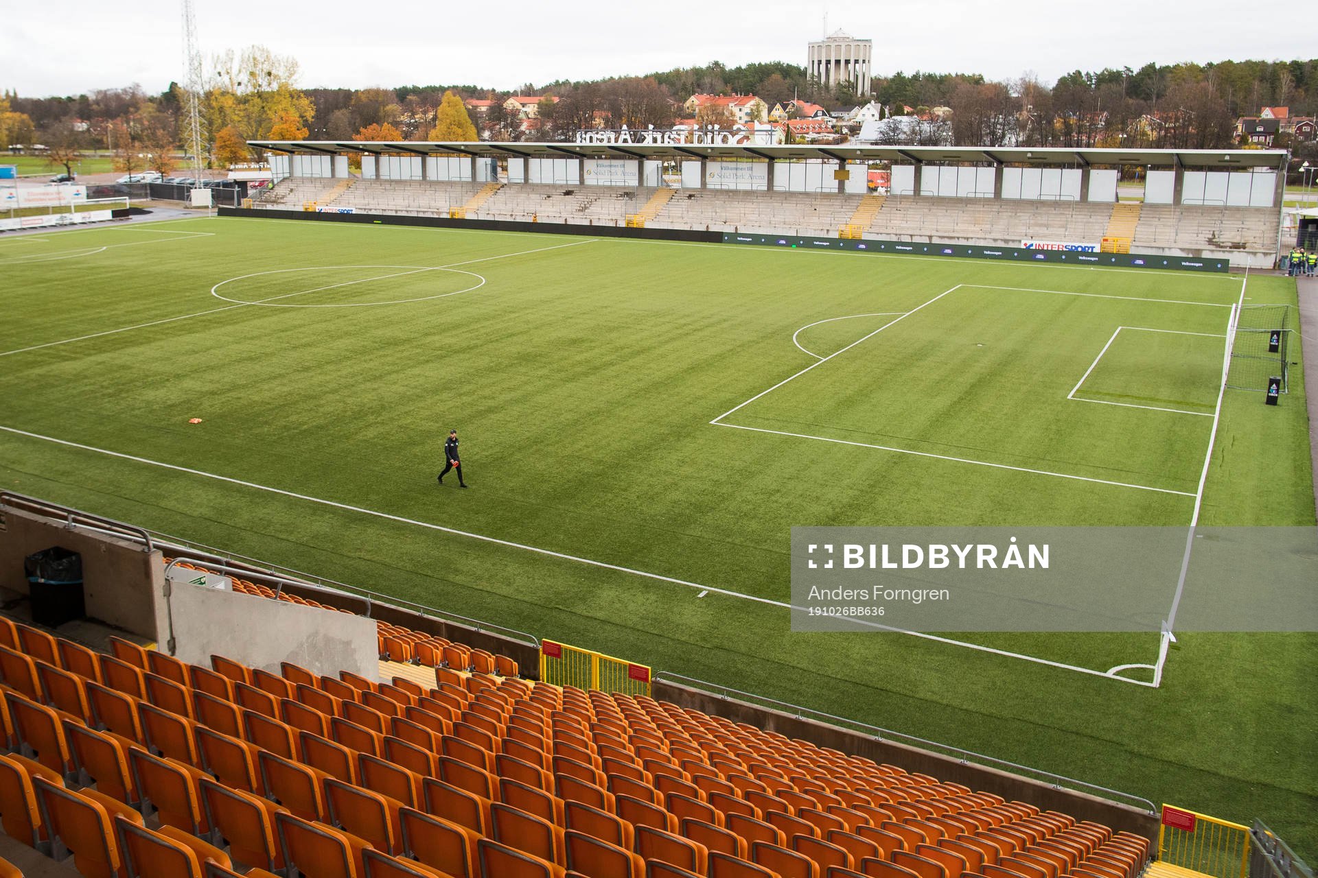 Solid Park Arena innan fotbollsmatchen i Superettan mellan