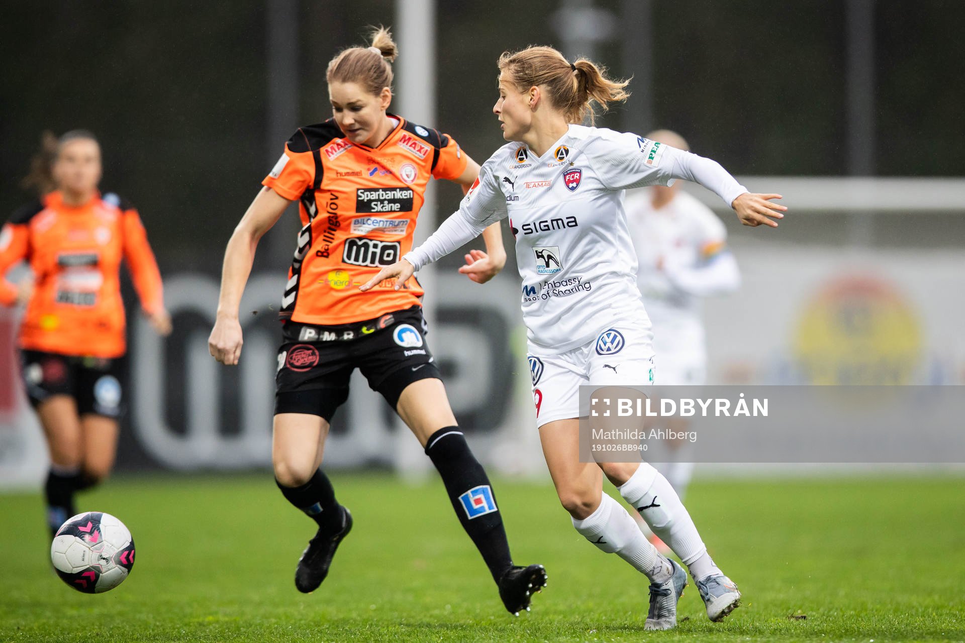 Kristianstads Mia Carlsson och Rosengårds Anna Anvegård