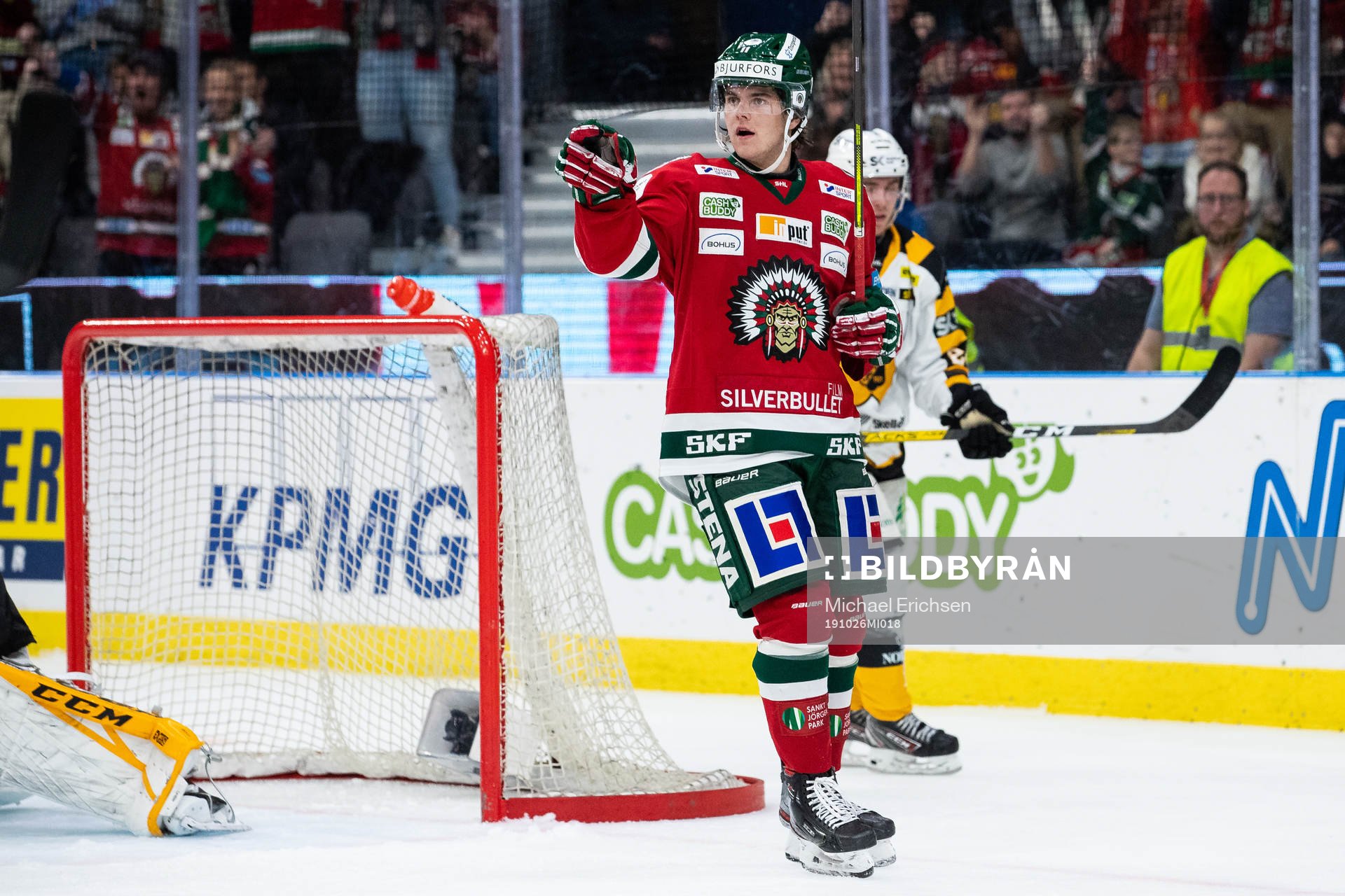 Frölundas Samuel Fagemo jublar