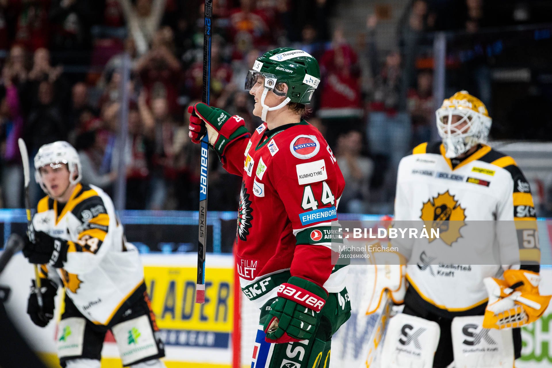 Frölundas Jacob Peterson jublar