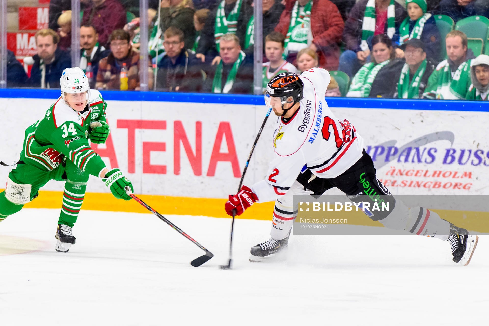 Örebros Rasmus Rissanen och Rögles Adam Edström