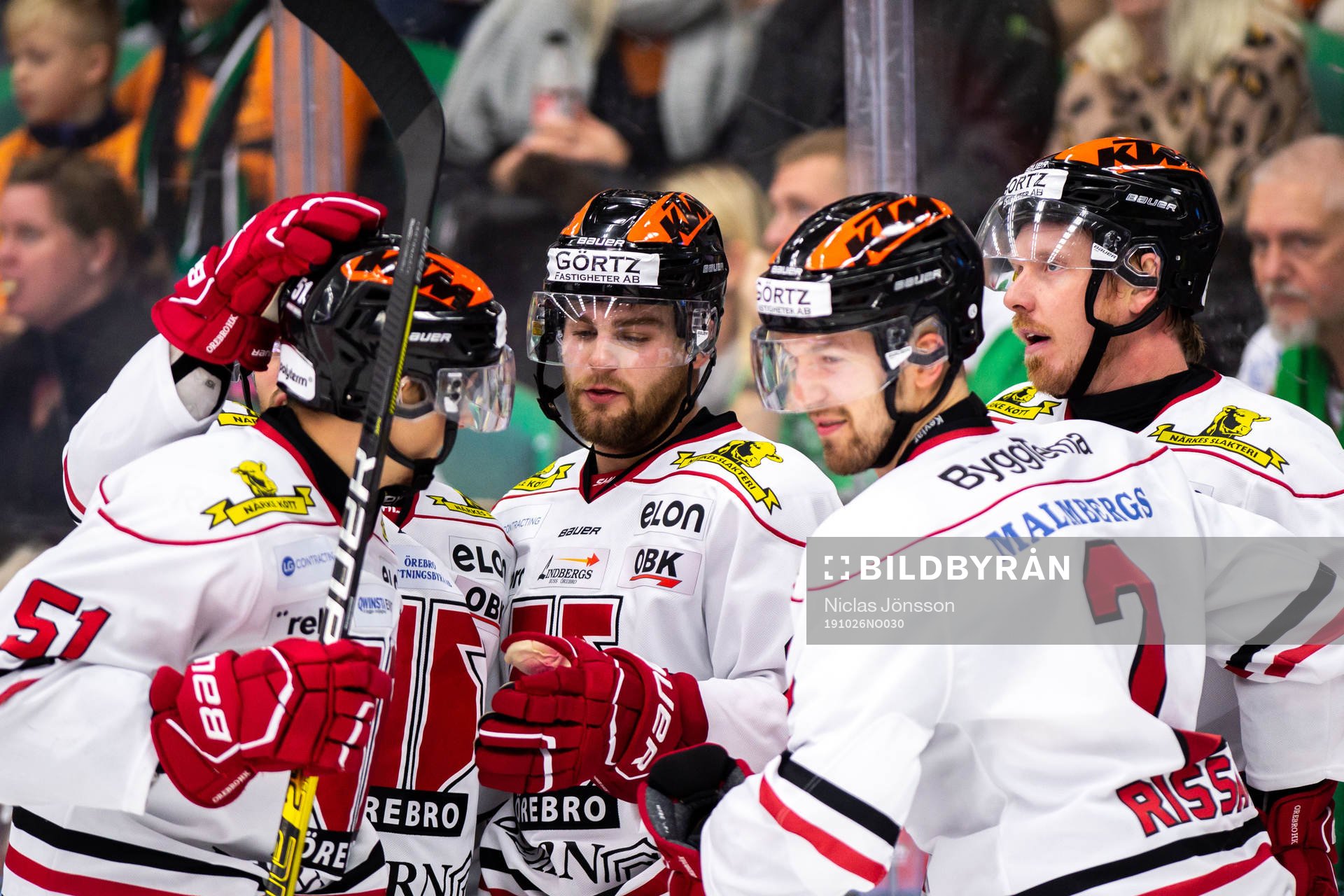 Örebros Ryan Stoa jublar med lagkamrater