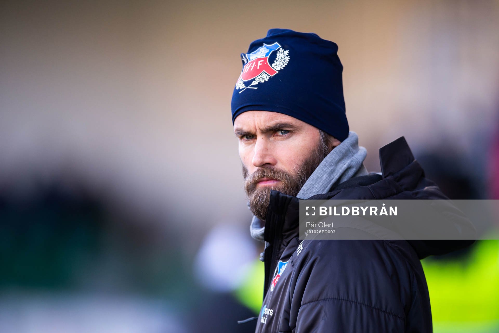 Helsingborgs tränare Olof Mellberg