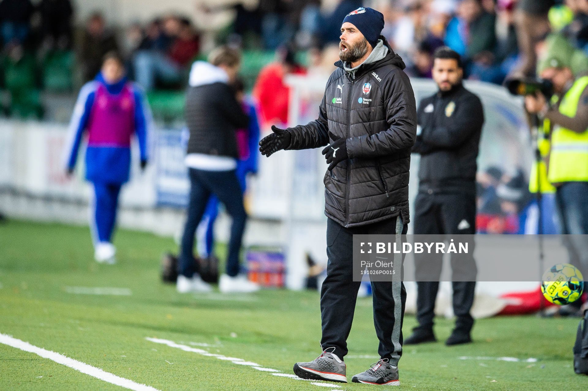 Helsingborgs tränare Olof Mellberg