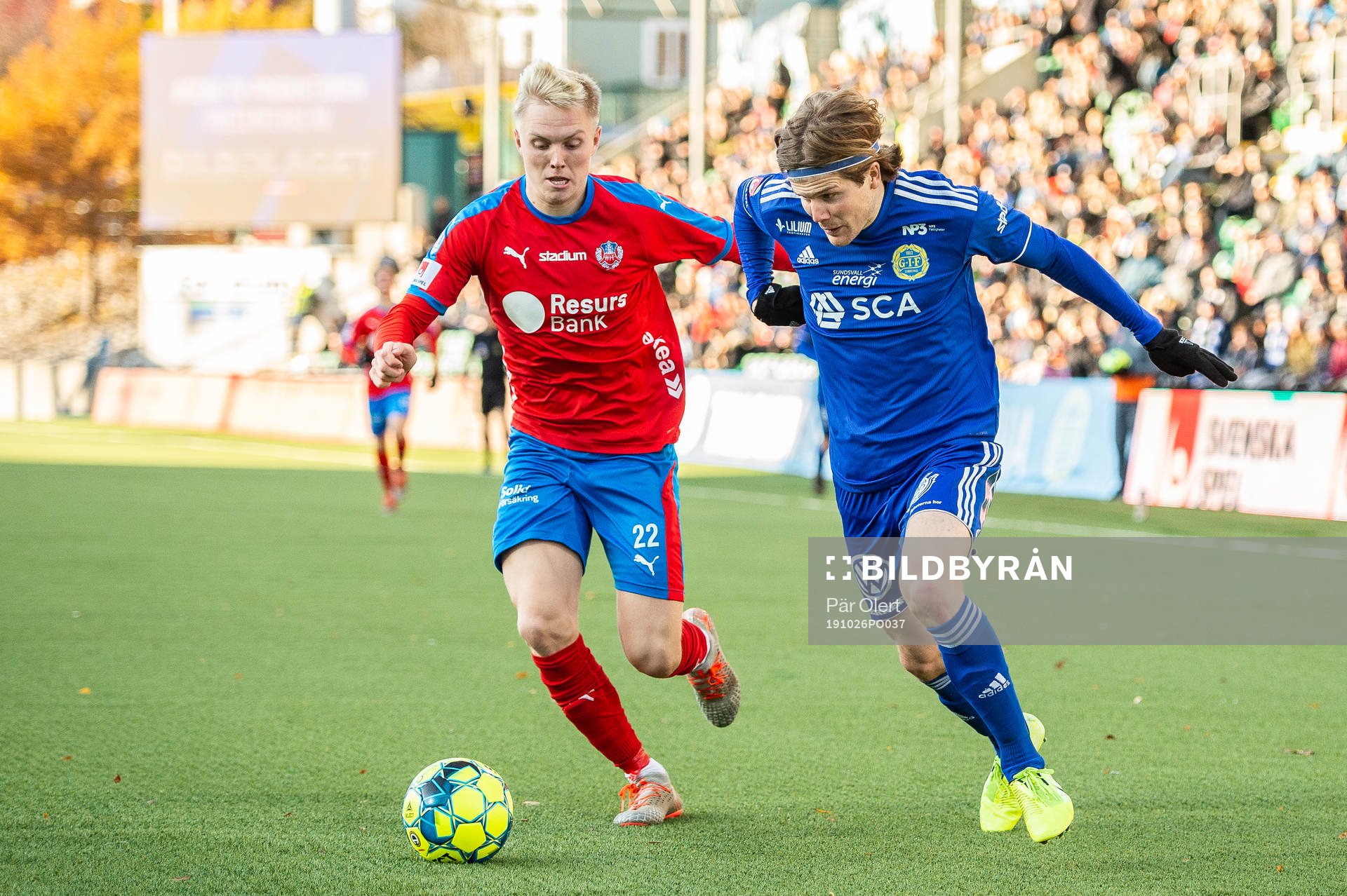 Helsingborgs Daniel Hafsteinsson och Sundsvalls Sundsvalls
