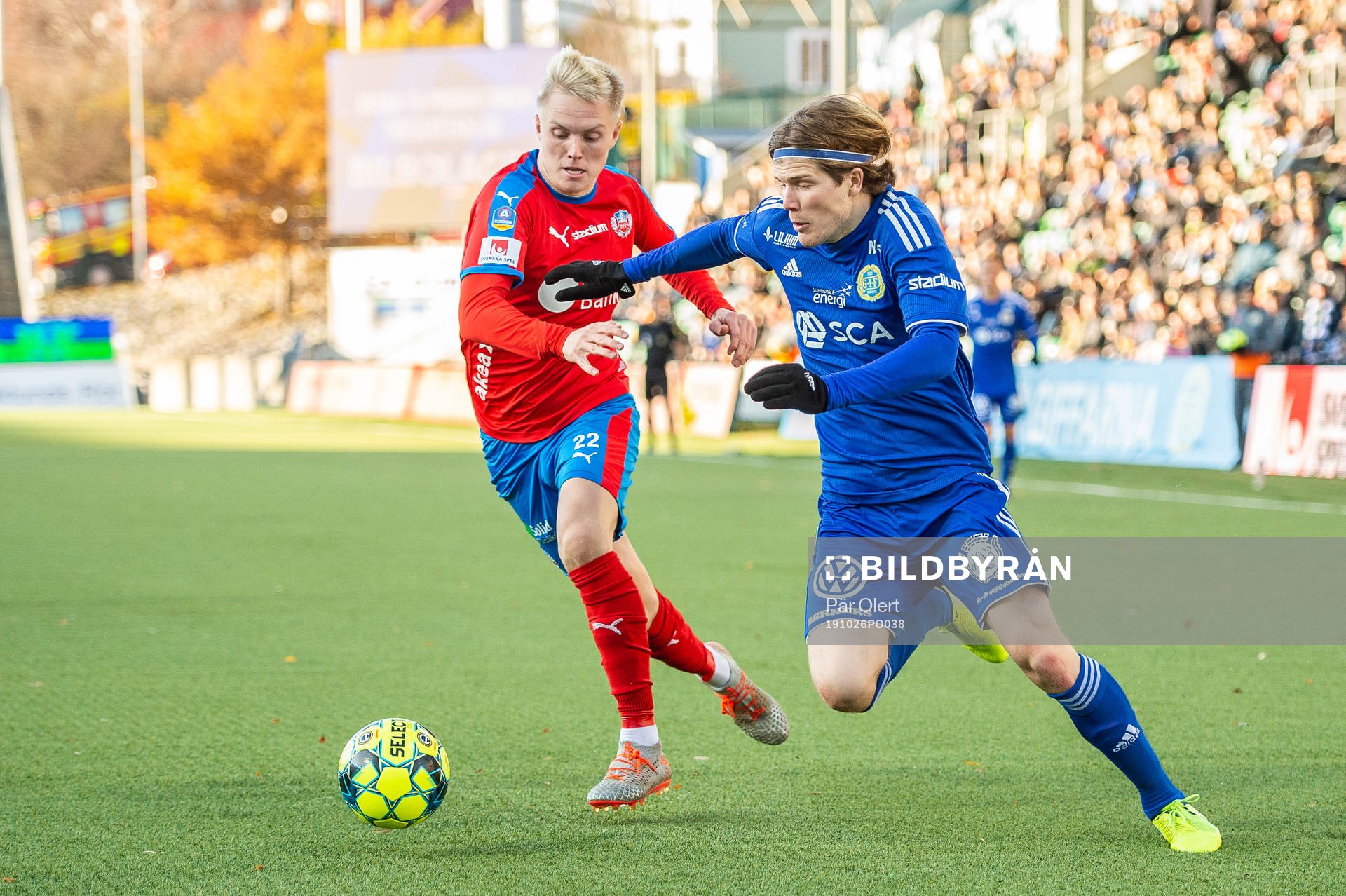 Helsingborgs Daniel Hafsteinsson och Sundsvalls Sundsvalls