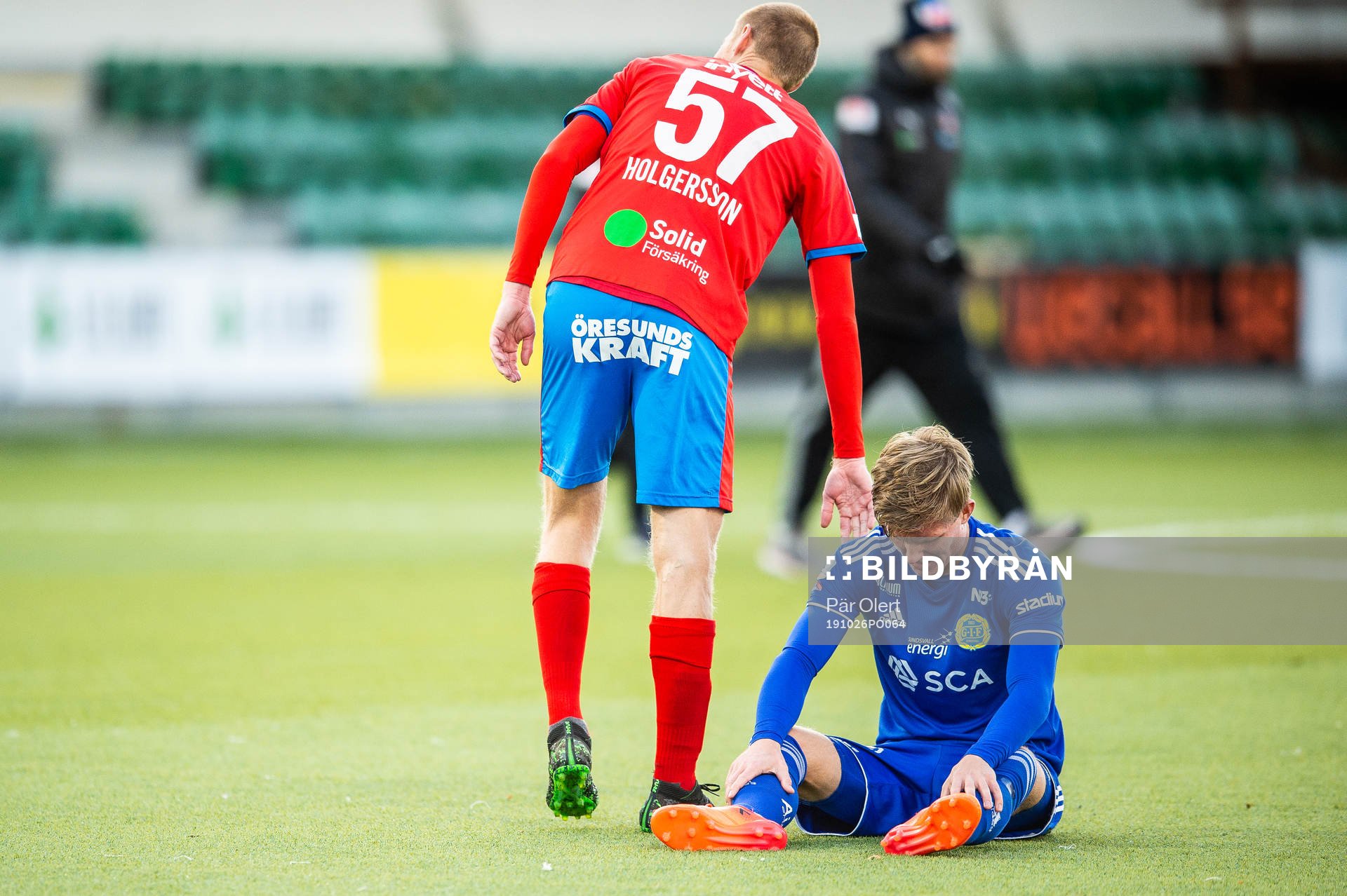 Helsingborgs Markus Holgersson och Sundsvalls Eric