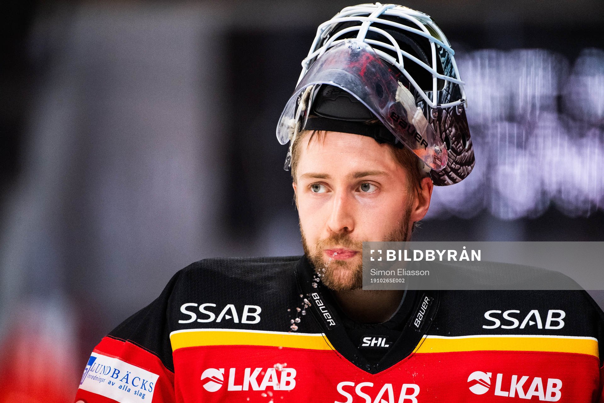 Luleås målvakt Joel Lassinantti
