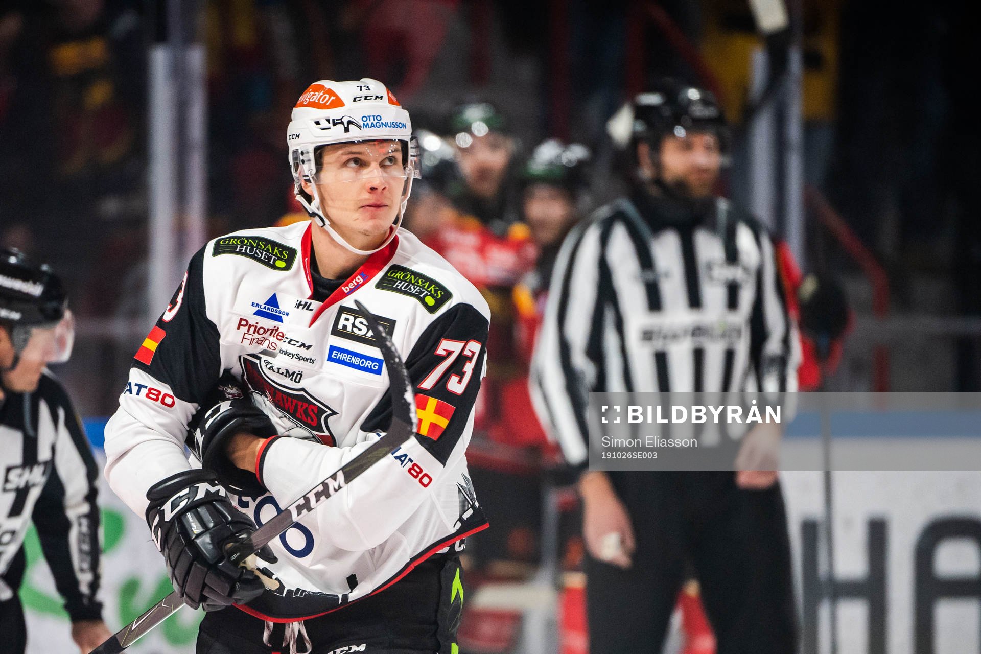 Malmö Redhawks Adam Ollas Mattsson deppar