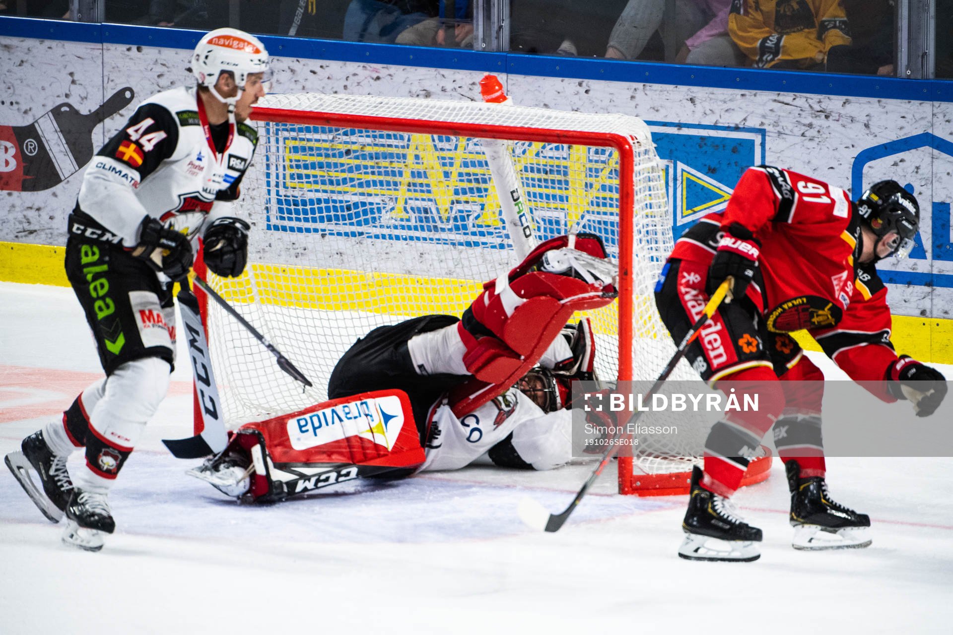 Malmö Redhawks målvakt Oscar Alsenfelt
