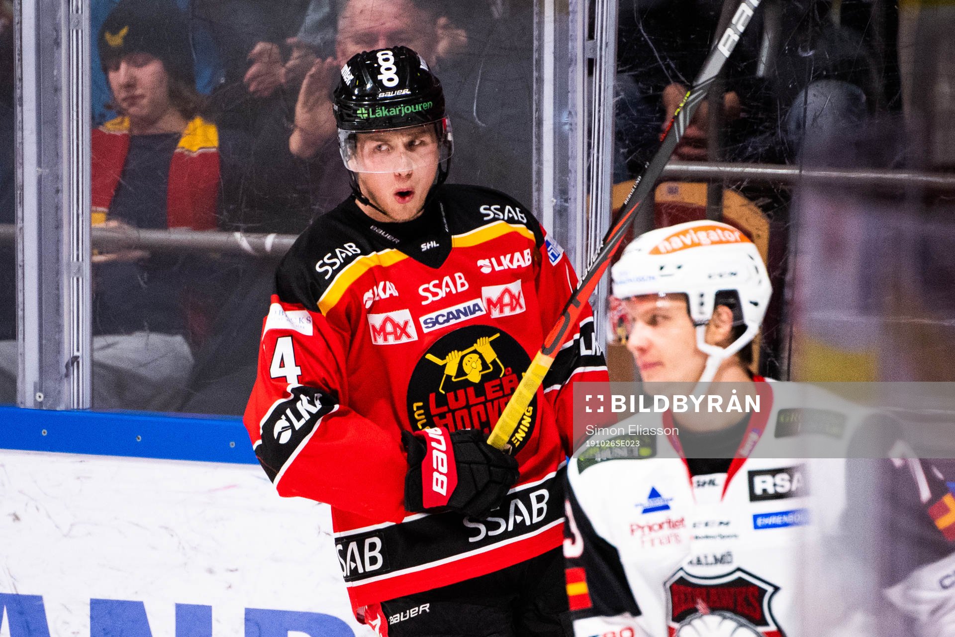 Luleås Jonas Berglund jublar