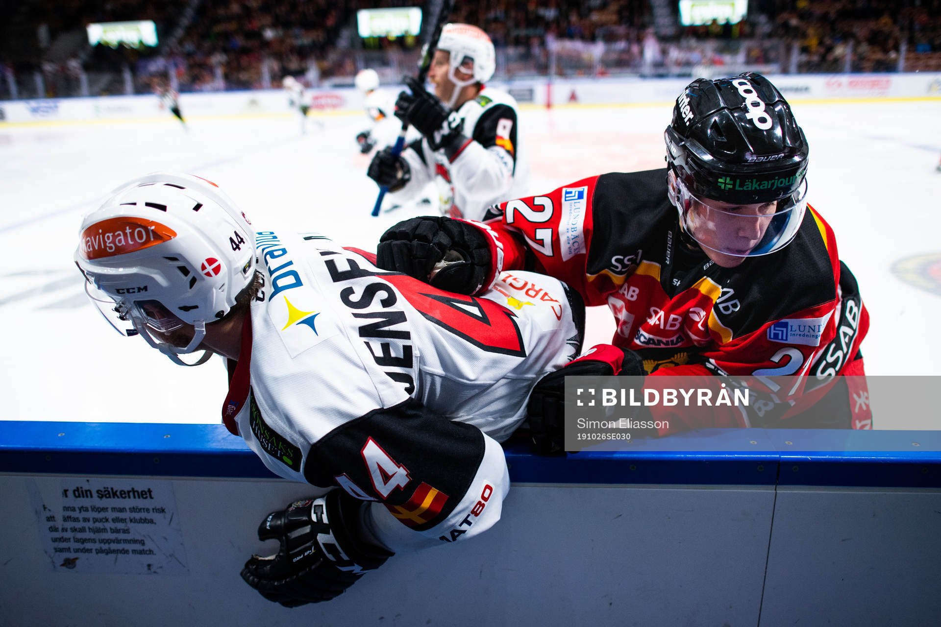 Malmö Redhawks Jesper Jensen Aabo och Luleås Nils