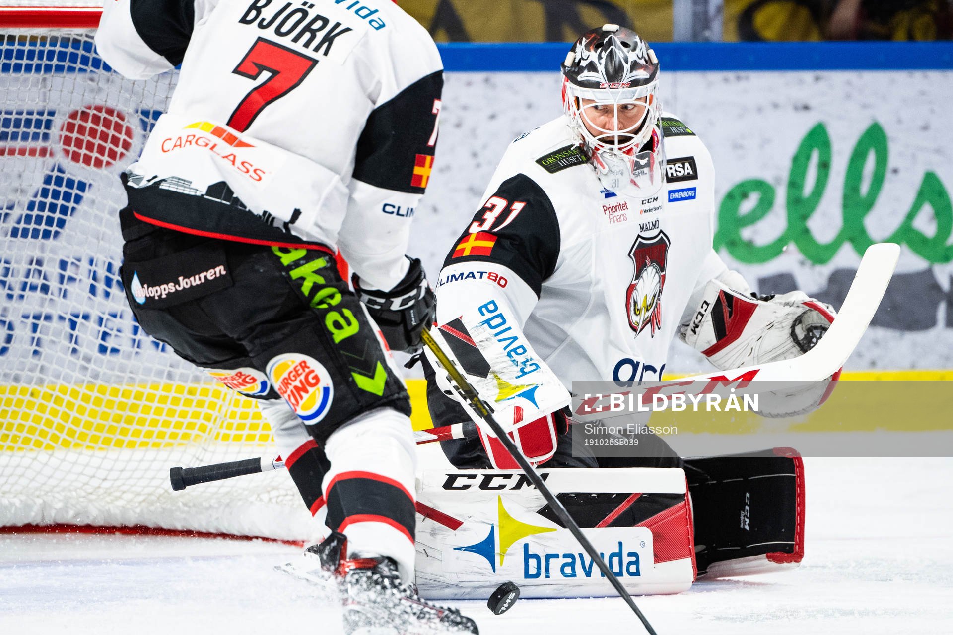 Malmö Redhawks målvakt Lars Volden