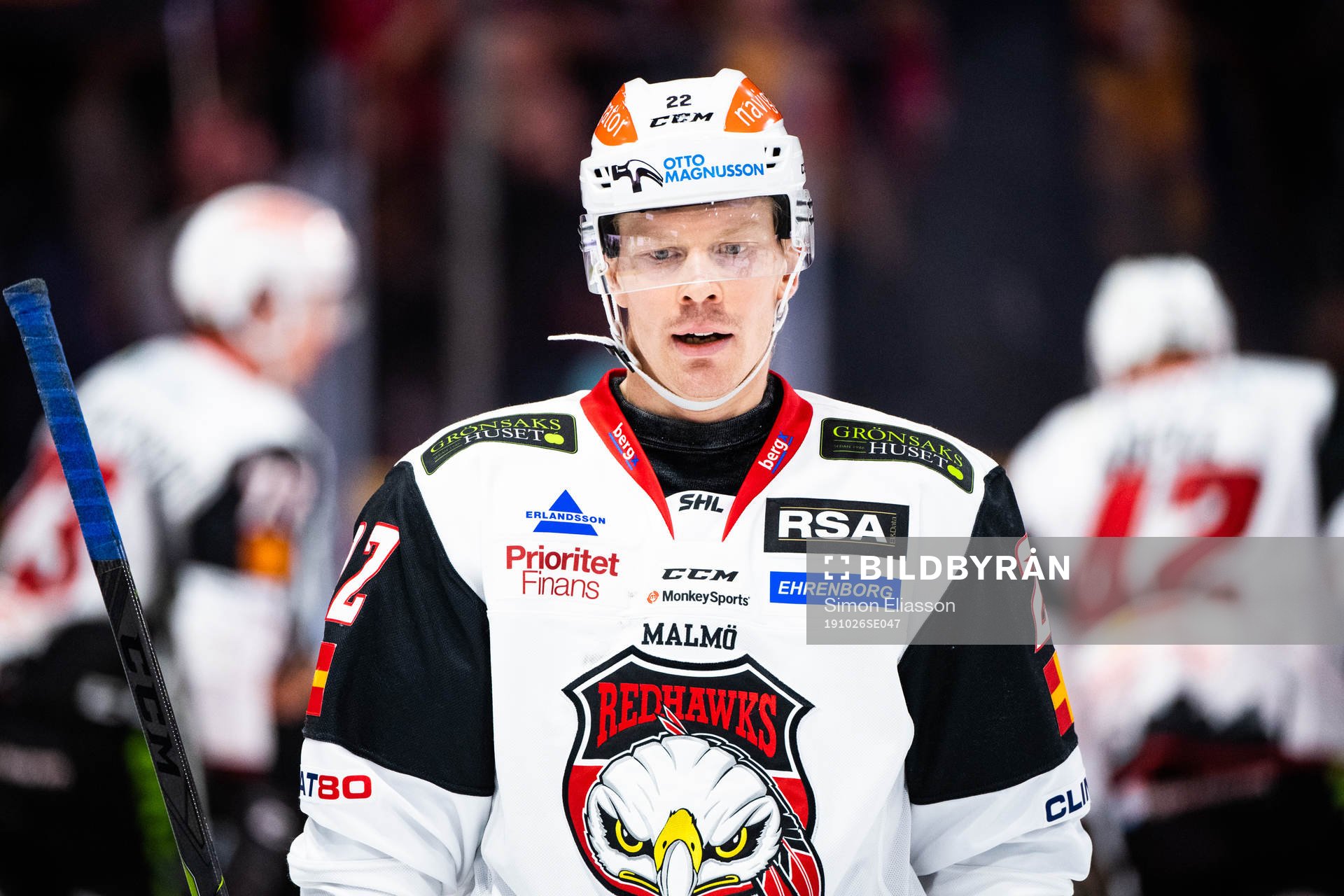 Malmö Redhawks Lars Bryggman deppar