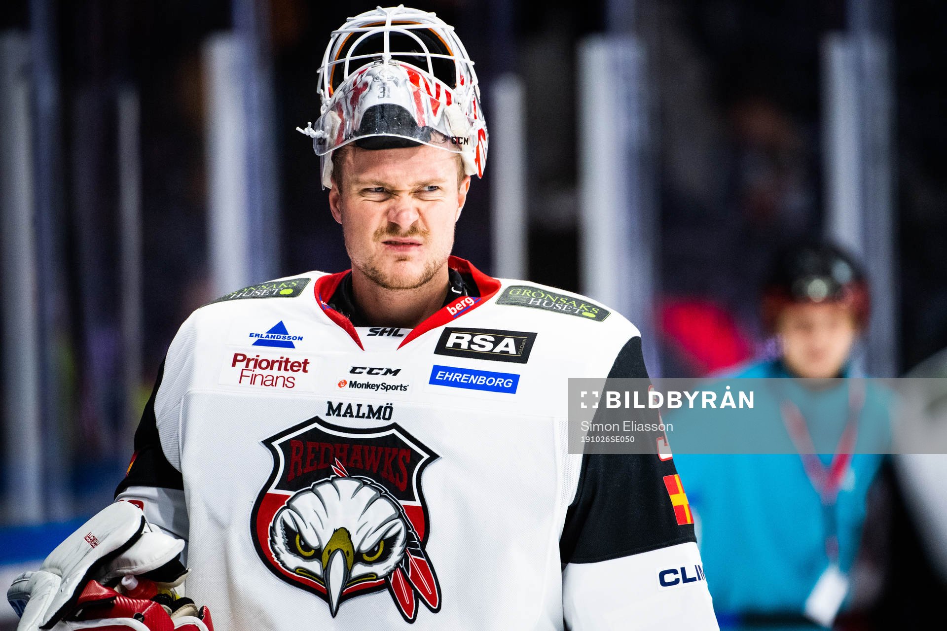 Malmö Redhawks målvakt Lars Volden