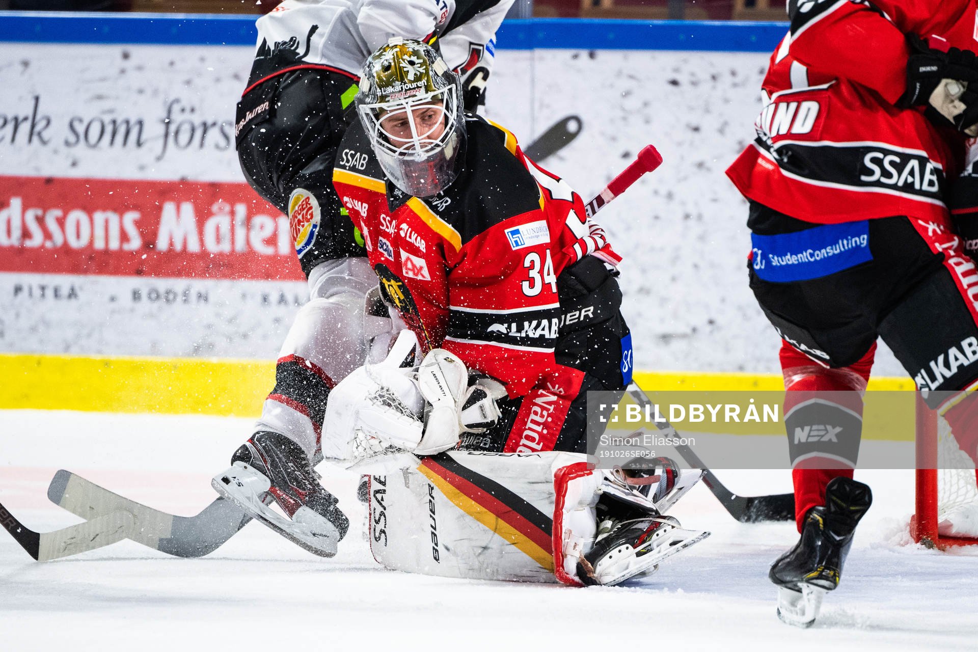 Luleås målvakt Joel Lassinantti