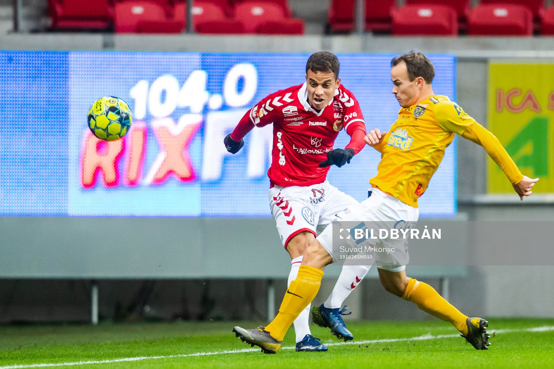 Kalmars Romário Pereira Sipião och Falkenbergs Anton Wede