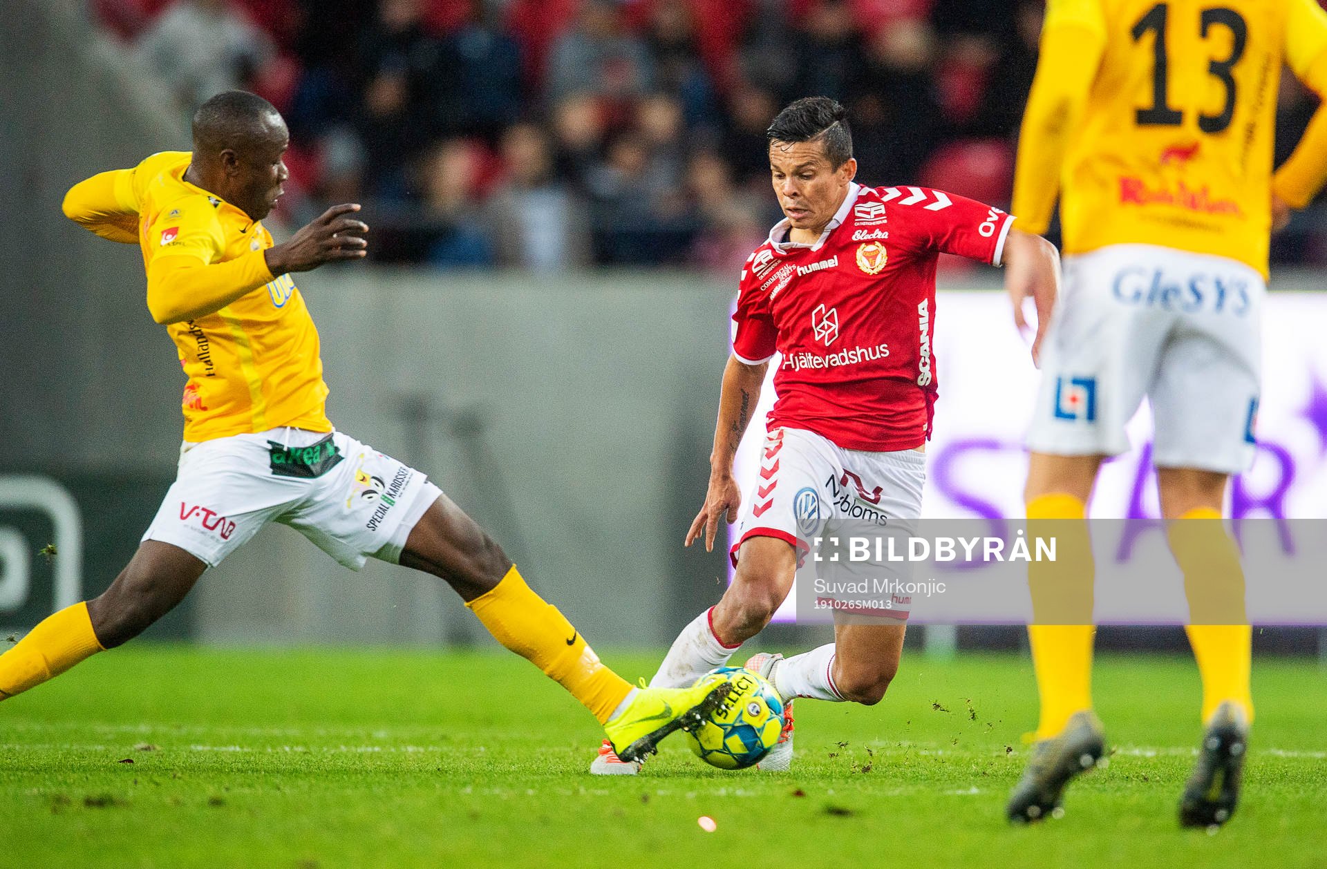 Kalmars Romário Pereira Sipião och Falkenbergs Nsima Peter