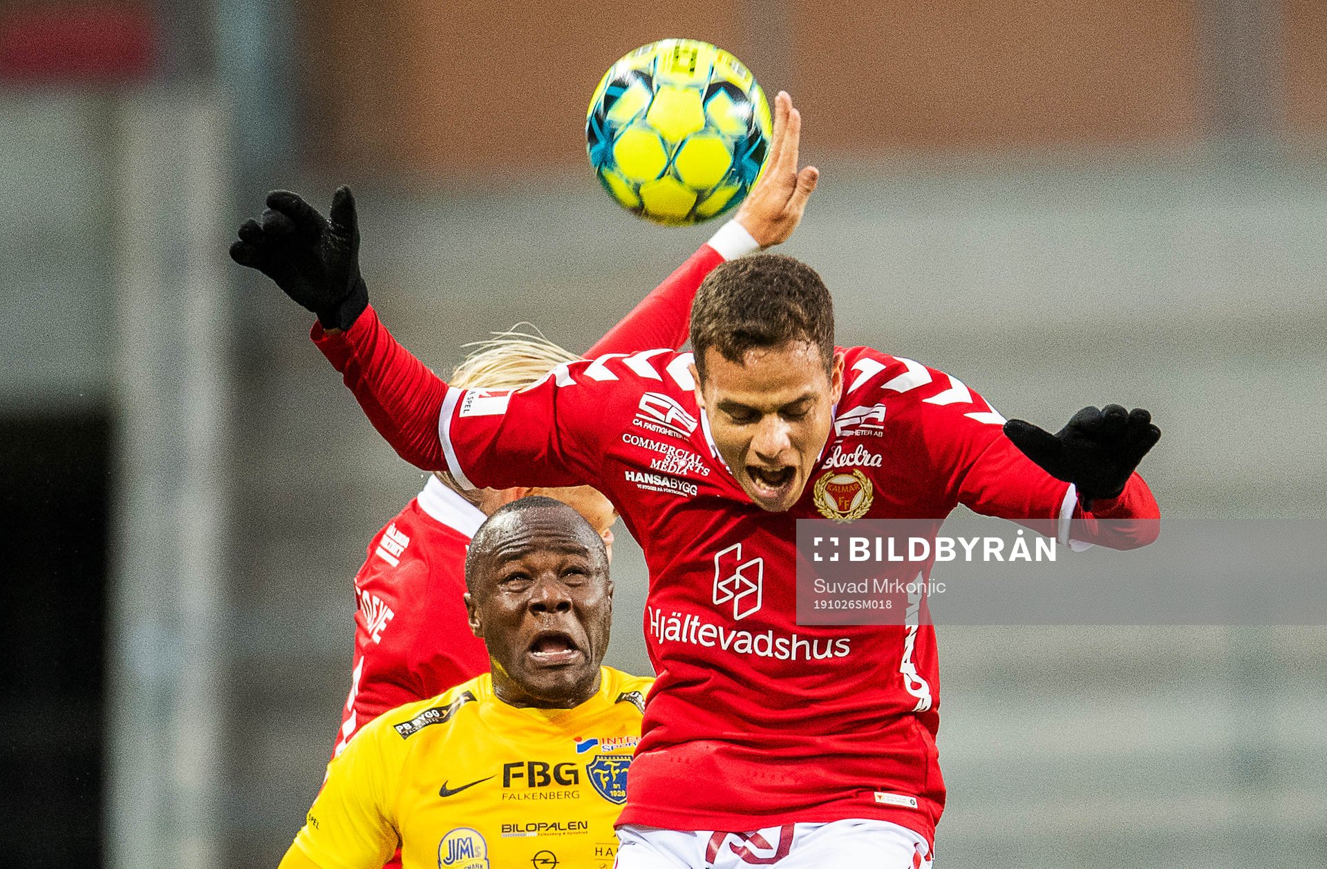 Kalmars Rafael Gimenes Da Silva och Falkenbergs Nsima Peter