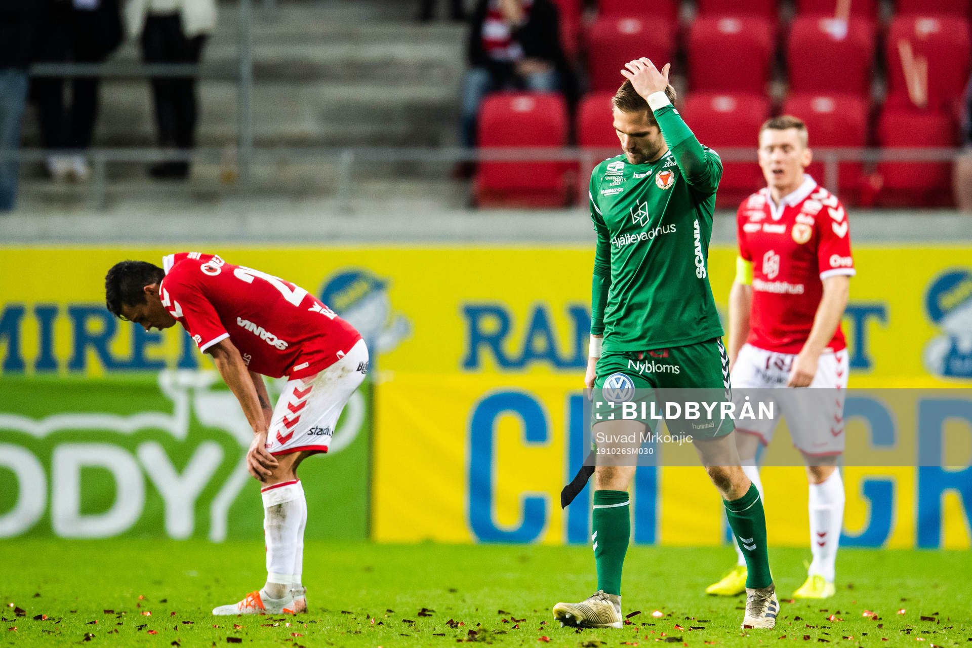 Kalmars spelare deppar