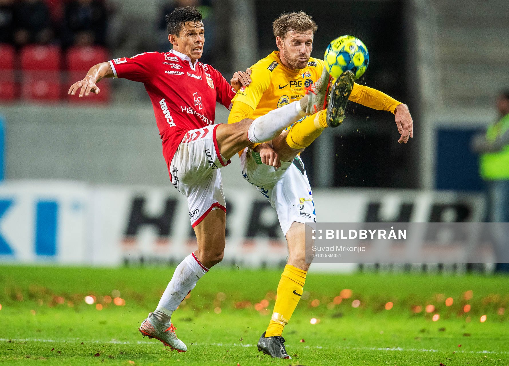 Kalmars Romário Pereira Sipião och Falkenbergs Karl