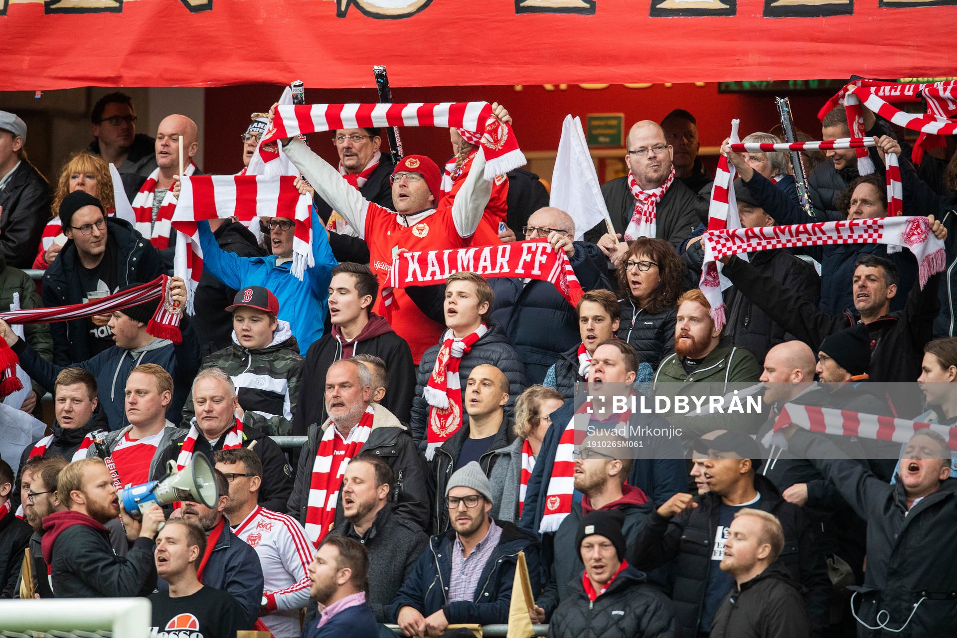 Kalmarfansens tifo