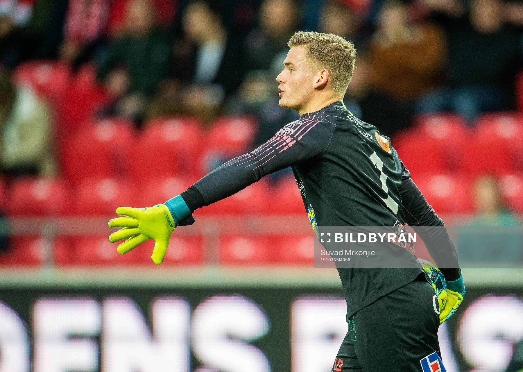 Falkenbergs målvakt Johan Brattberg